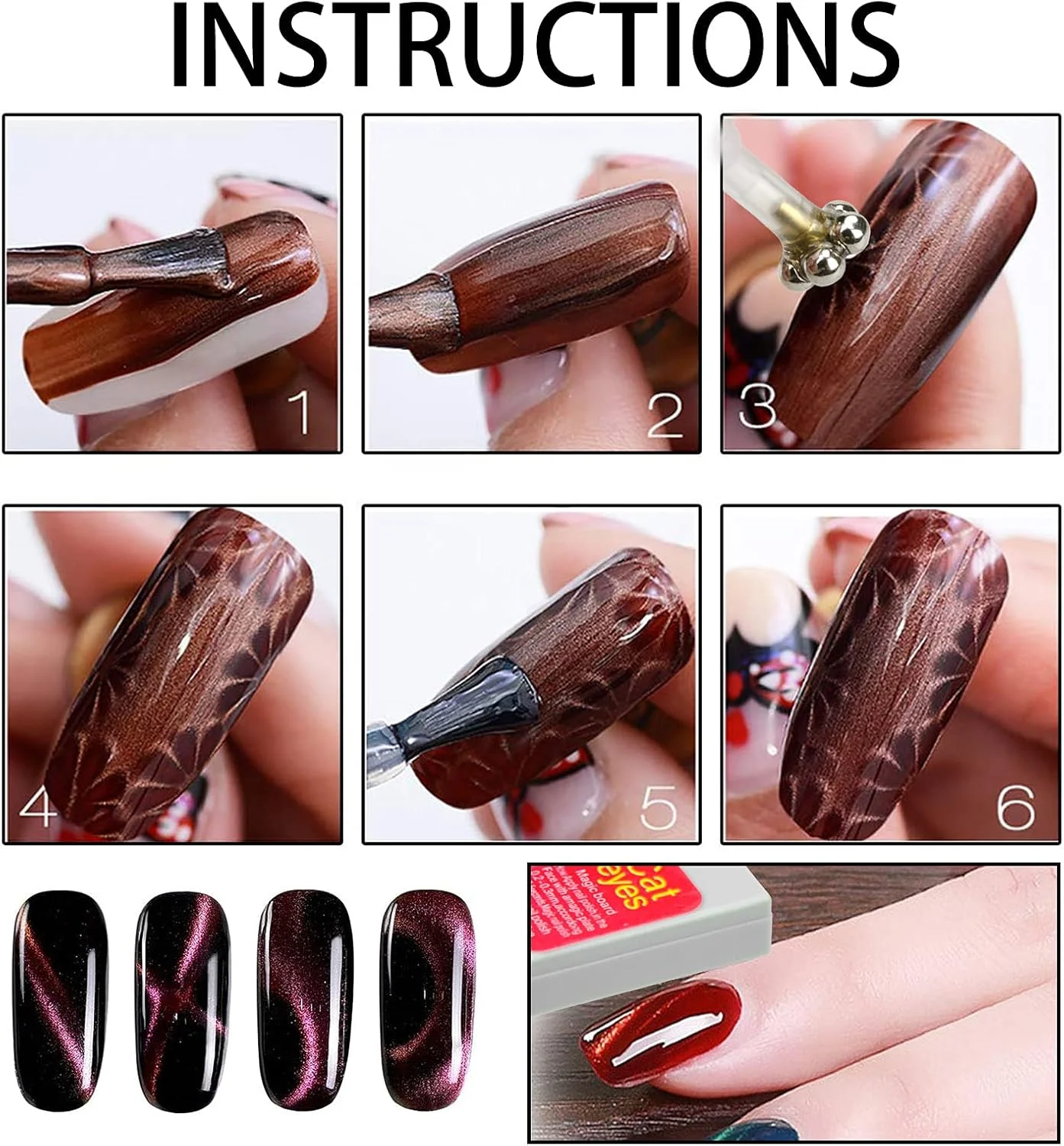 مجموعه ابزار مگنت ناخن 8 تکه Ideal Swan، قلم های مگنتی ناخن با طراحی گل دو سر، استیک مگنت سه بعدی برای طراحی ناخن با لاک ژل چشم گربه ای مغناطیسی، برای طراحی سه بعدی، سالن، استودیو یا خانه مجموعه ابزار مگنت ناخن 8 تکه Ideal Swan، قلم های مگنتی ناخن با طراحی گل دو سر، استیک مگنت سه بعدی برای طراحی ناخن با لاک ژل چشم گربه ای مغناطیسی، برای طراحی سه بعدی، سالن، استودیو یا خانه