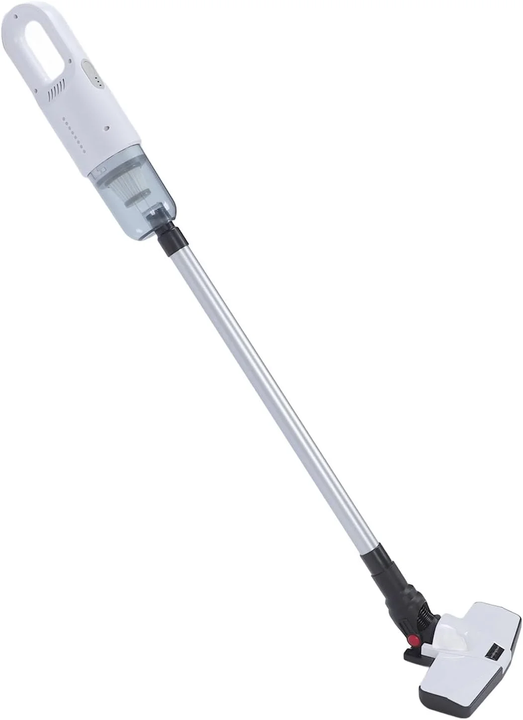 جاروبرقی عصایی بی سیم قابل حمل و کارآمد GLOGLOW با مکش قوی برای خانه، تمیز کننده دستی سبک وزن برای استفاده چند منظوره (سفید)