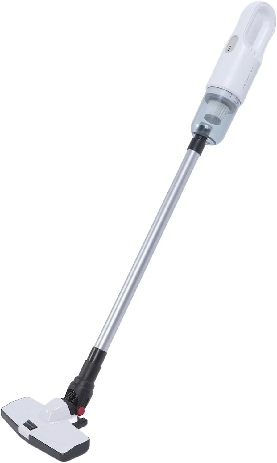 جاروبرقی عصایی بی سیم قابل حمل و کارآمد GLOGLOW با مکش قوی برای خانه، تمیز کننده دستی سبک وزن برای استفاده چند منظوره (سفید)