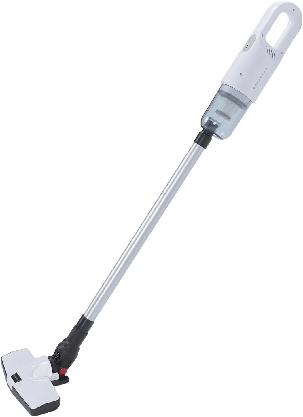 جاروبرقی عصایی بی سیم قابل حمل و کارآمد GLOGLOW با مکش قوی برای خانه، تمیز کننده دستی سبک وزن برای استفاده چند منظوره (سفید)