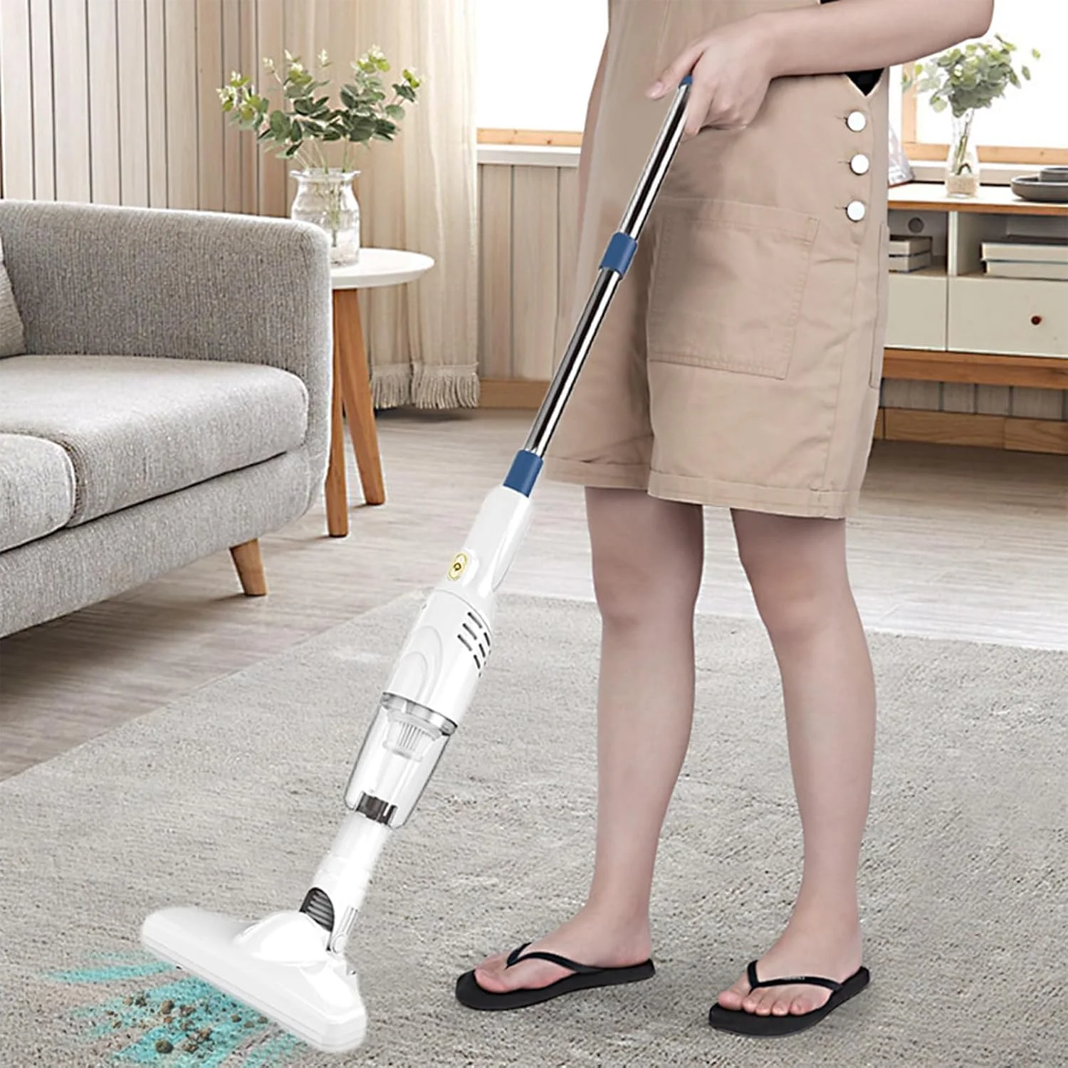 جاروبرقی دستی بی سیم ORCHID M®، جاروبرقی های کوچک قابل حمل فوق سبک برای خانه، مناسب برای کف های چوبی سخت، فرش ها و تمیز کردن سطوح مختلف.