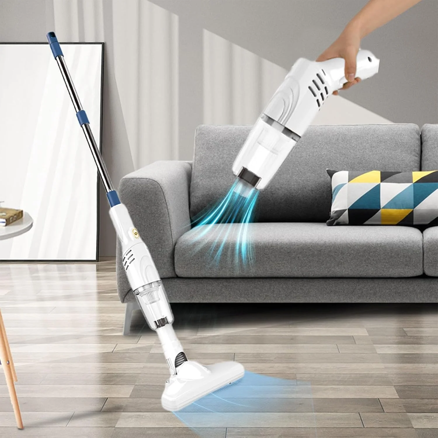 جاروبرقی دستی بی سیم ORCHID M®، جاروبرقی های کوچک قابل حمل فوق سبک برای خانه، مناسب برای کف های چوبی سخت، فرش ها و تمیز کردن سطوح مختلف.