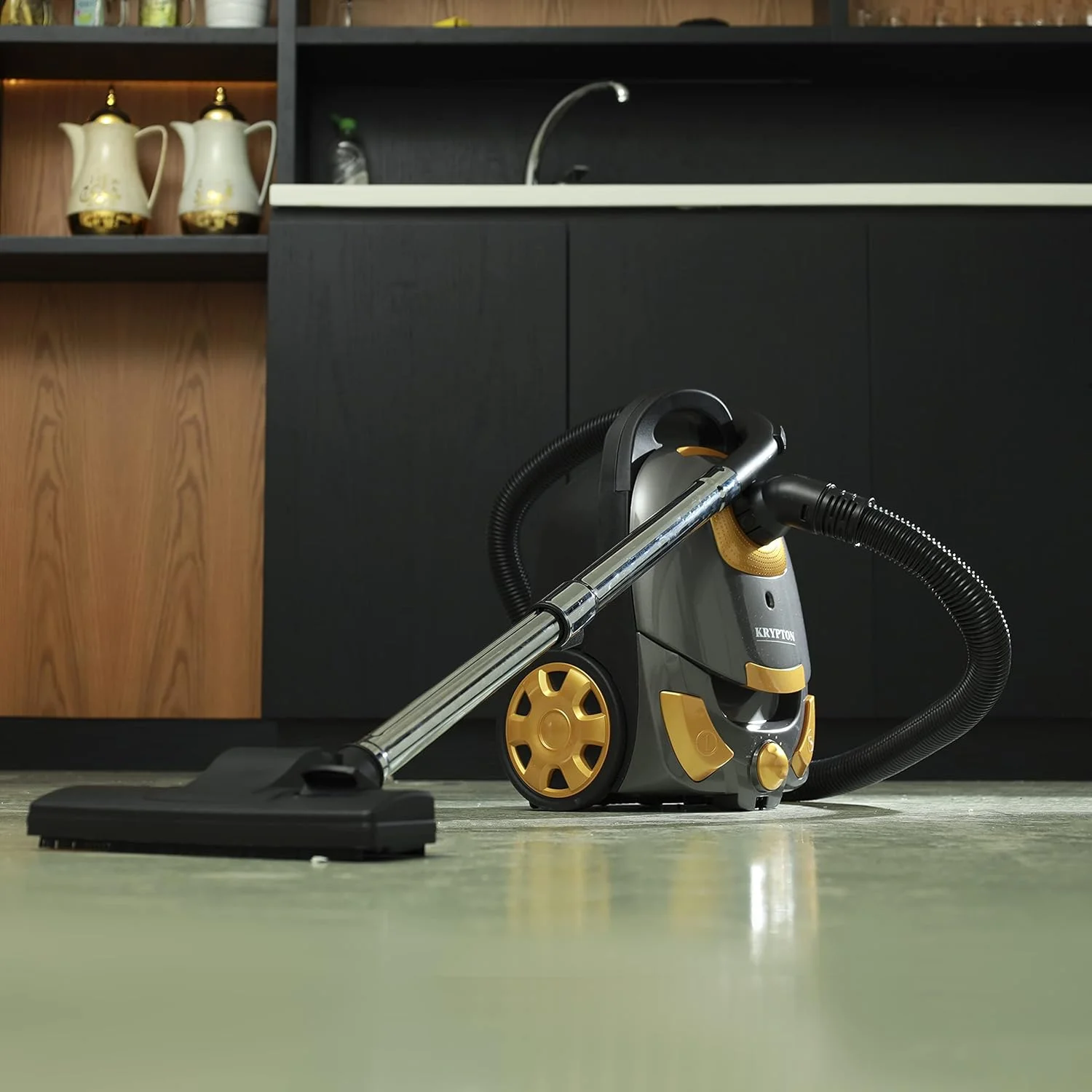 جاروبرقی 2200 وات کریپتون، ظرفیت 3 لیتر با سیم برق 5 متری، چند رنگ، Knvc6296