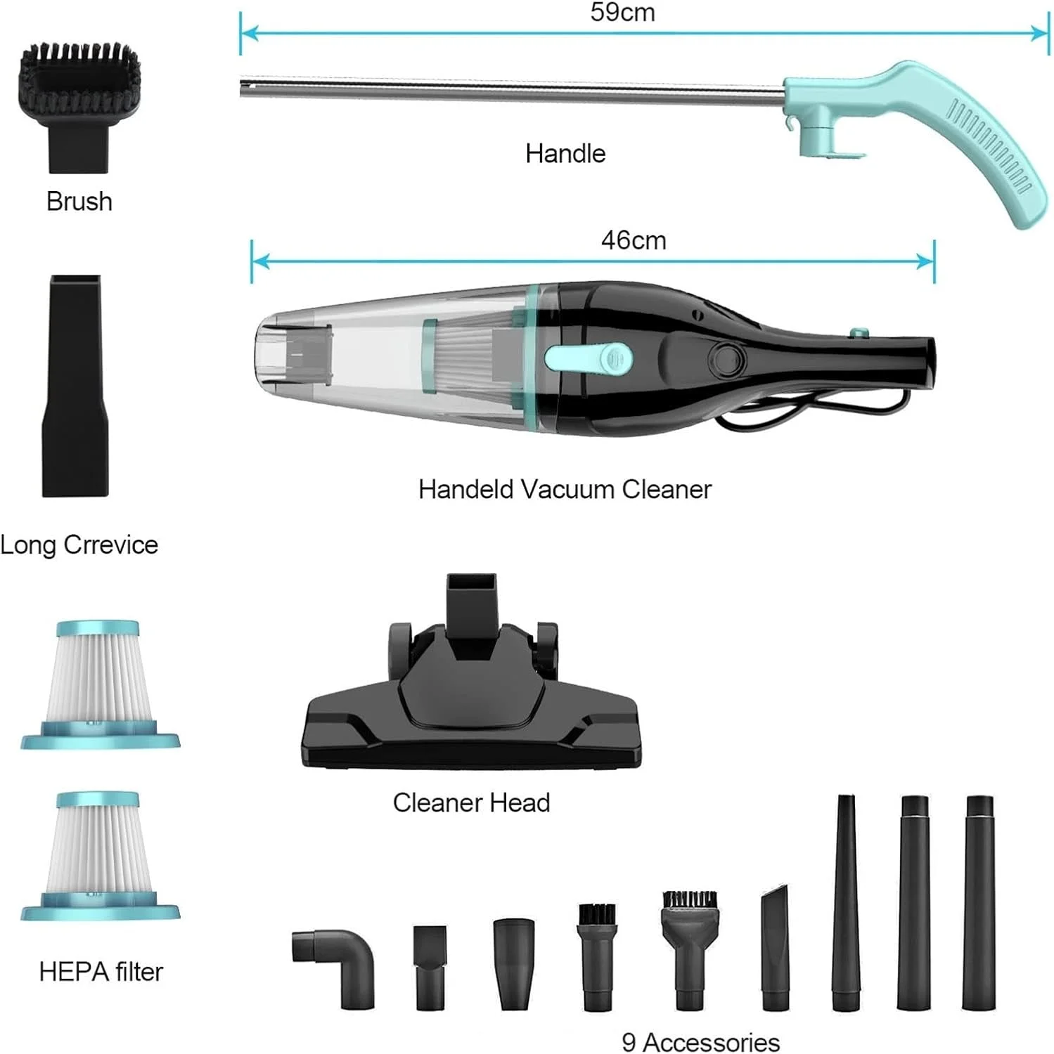 جاروبرقی نیلدر برای منزل، جاروبرقی سیم دار با مکش قدرتمند، جاروبرقی چند منظوره، جاروبرقی خانگی جاروبرقی نیلدر برای منزل، جاروبرقی سیم دار با مکش قدرتمند، جاروبرقی چند منظوره، جاروبرقی خانگی