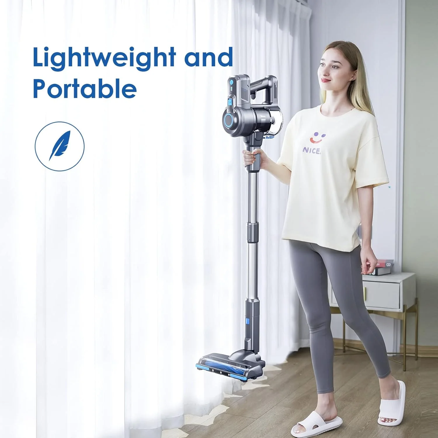 جاروبرقی عصایی اورایمو، جاروبرقی شارژی با قابلیت ایستادن خودکار، جاروبرقی عصایی شارژی با 35 دقیقه زمان کارکرد باتری قابل جدا شدن، جاروبرقی سبک وزن 6 در 1 با LED برای کف چوبی، فرش، کاشی مرمر جاروبرقی عصایی اورایمو، جاروبرقی شارژی با قابلیت ایستادن خودکار، جاروبرقی عصایی شارژی با 35 دقیقه زمان کارکرد باتری قابل جدا شدن، جاروبرقی سبک وزن 6 در 1 با LED برای کف چوبی، فرش، کاشی مرمر