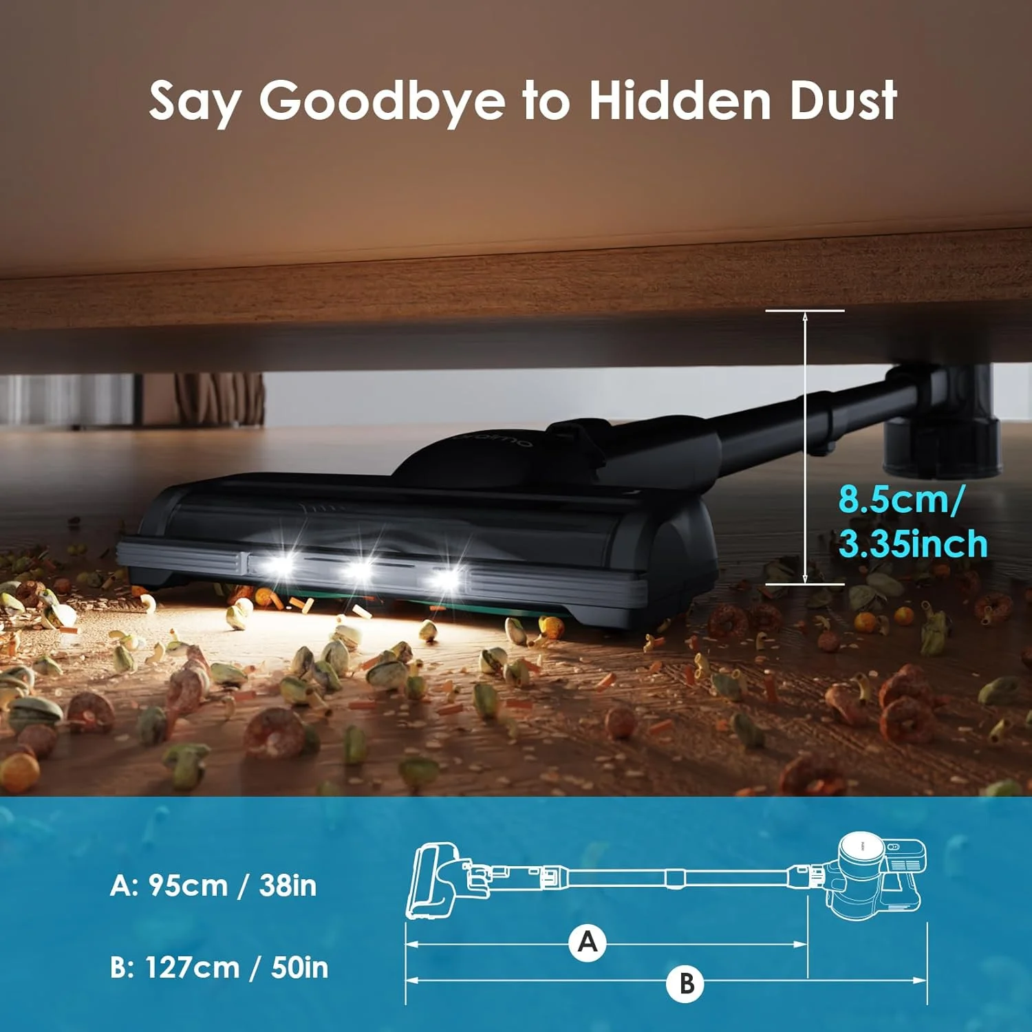 جاروبرقی شارژی اورایمو 6 در 1 با موتور براشلس انحصاری 270 واتی، مکش 24KPA، نمایشگر دیجیتال، برس ضد گره خوردگی ارتقا یافته، تا 45 دقیقه زمان کارکرد، جاروبرقی عصایی برای فرش و کف سخت، 4 فیلتر HEPA جاروبرقی شارژی اورایمو 6 در 1 با موتور براشلس انحصاری 270 واتی، مکش 24KPA، نمایشگر دیجیتال، برس ضد گره خوردگی ارتقا یافته، تا 45 دقیقه زمان کارکرد، جاروبرقی عصایی برای فرش و کف سخت، 4 فیلتر HEPA