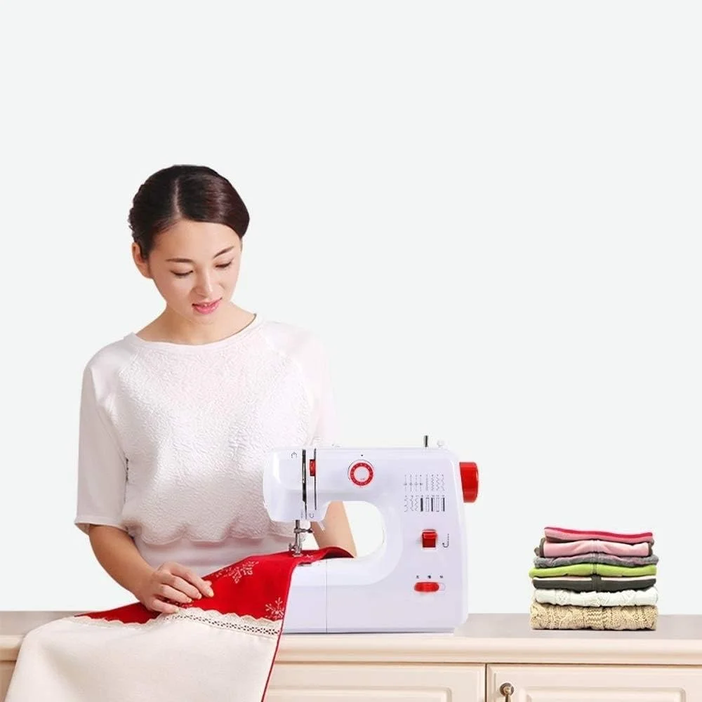 TONGSH Portable Sewing Machine Machine Including 16Built-In Stitches Fully, Automatic Needle Threader, Perfect for Sewing All Types of Fabrics with Ease TONGSH Portable Sewing Machine Machine Including 16Built-In Stitches Fully, Automatic Needle Threader, Perfect for Sewing All Types of Fabrics with Ease
