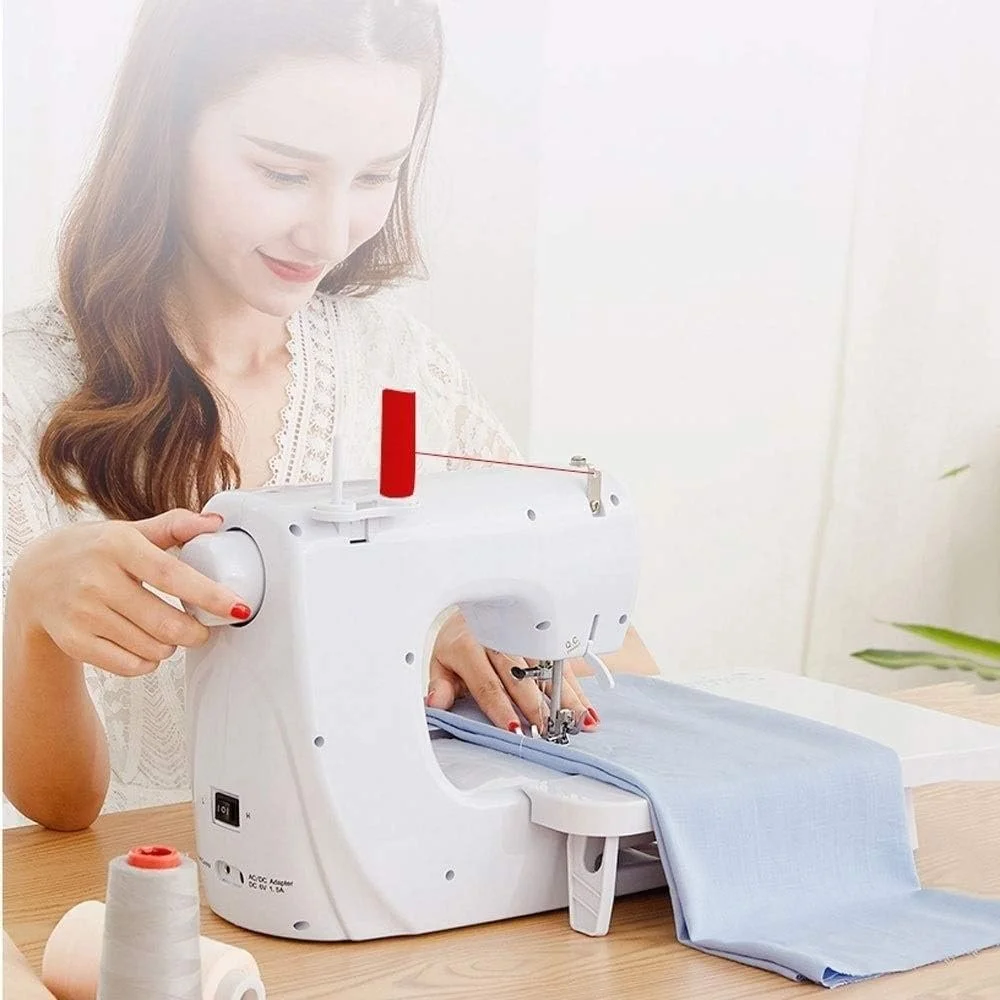 چرخ خیاطی قابل حمل TONGSH، چرخ خیاطی سنگین 59 بخیه، چرخ خیاطی سریع اورلاک گلدوزی دستی چرخ خیاطی قابل حمل TONGSH، چرخ خیاطی سنگین 59 بخیه، چرخ خیاطی سریع اورلاک گلدوزی دستی