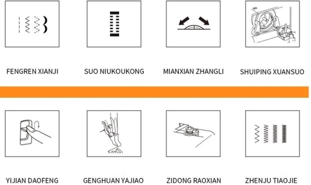 دستگاه خیاطی چند منظوره و جمع و جور TONGSH با 11 طرح دوخت، چراغ خیاطی و پدال پایی دستگاه خیاطی چند منظوره و جمع و جور TONGSH با 11 طرح دوخت، چراغ خیاطی و پدال پایی