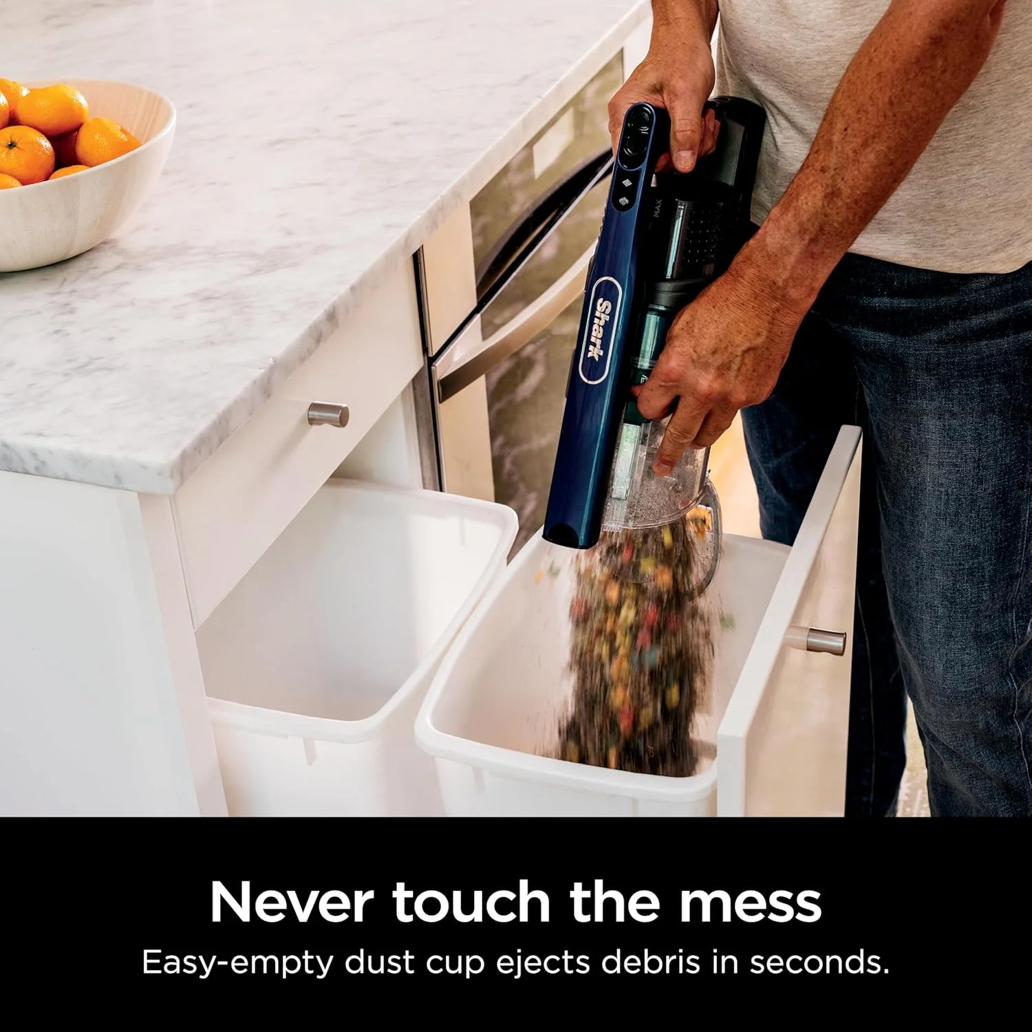 جاروبرقی شارژی Shark با فیلتر HEPA، سبک وزن، قابل حمل، قابل شارژ، جمع آوری قدرتمند موی حیوانات خانگی، دسته جداشونده، ابزار شکاف، برس گردگیری، 50 دقیقه زمان کارکرد، آبی، IZ363HT جاروبرقی شارژی Shark با فیلتر HEPA، سبک وزن، قابل حمل، قابل شارژ، جمع آوری قدرتمند موی حیوانات خانگی، دسته جداشونده، ابزار شکاف، برس گردگیری، 50 دقیقه زمان کارکرد، آبی، IZ363HT