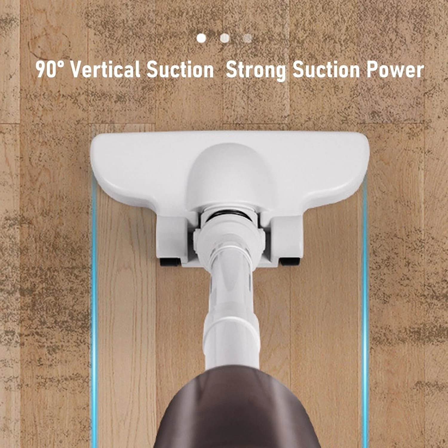 جاروبرقی شارژی YUEHISY، جاروبرقی عصایی و دستی 6 در 1 با موتور 120 واتی و مکش 13800PA، برس 180 درجه، مناسب برای کف سخت و موی حیوانات خانگی