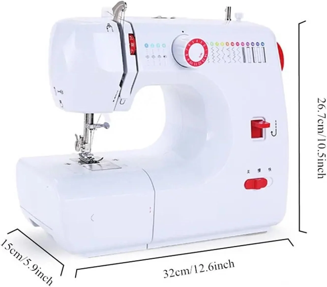 چرخ خیاطی، چرخ خیاطی برقی خانگی چند منظوره مینی پدال، دارای پایه فشار دهنده قابل تعویض، خیاطی آسان چرخ خیاطی، چرخ خیاطی برقی خانگی چند منظوره مینی پدال، دارای پایه فشار دهنده قابل تعویض، خیاطی آسان