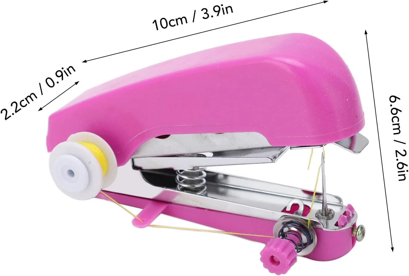 چرخ خیاطی دستی، چرخ خیاطی برقی کوچک و بی سیم برای استفاده در منزل و مسافرت، استفاده آسان و دوخت سریع