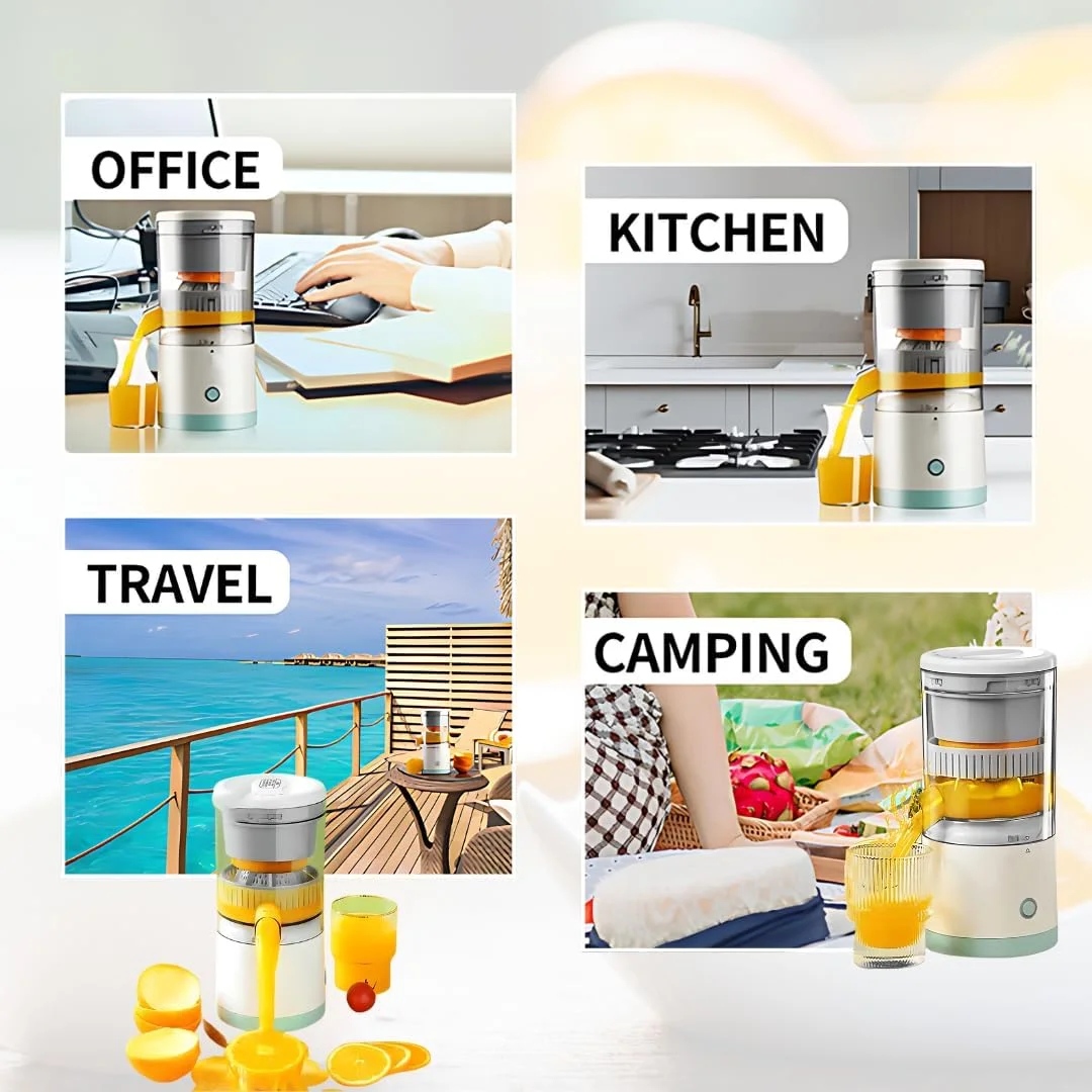 آب مرکبات گیری برقی شارژی PONDI - USB-C، بی سیم، آب پرتقال گیری قابل حمل، آبمیوه گیری ممتاز برای لیمو، گوجه فرنگی، انگور، هندوانه آب مرکبات گیری برقی شارژی PONDI - USB-C، بی سیم، آب پرتقال گیری قابل حمل، آبمیوه گیری ممتاز برای لیمو، گوجه فرنگی، انگور، هندوانه