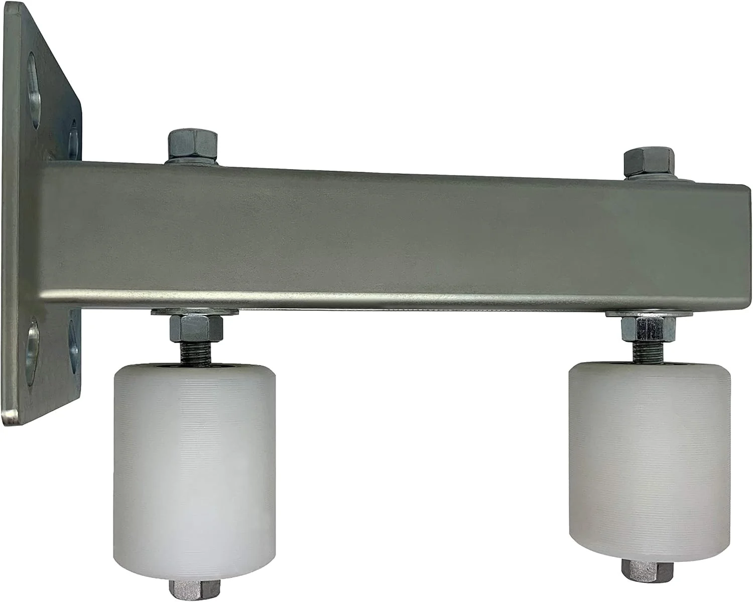 غلتک های راهنمای دروازه کشویی قابل تنظیم ایگل، پایه براکت بالایی پیچ دار 3 اینچی سفید، نایلون سخت UHMW دوگانه، راهنماهای بلبرینگ، مجموعه فولادی سنگین، ضد واژگونی برای دروازه های کشویی - EG121 غلتک های راهنمای دروازه کشویی قابل تنظیم ایگل، پایه براکت بالایی پیچ دار 3 اینچی سفید، نایلون سخت UHMW دوگانه، راهنماهای بلبرینگ، مجموعه فولادی سنگین، ضد واژگونی برای دروازه های کشویی - EG121