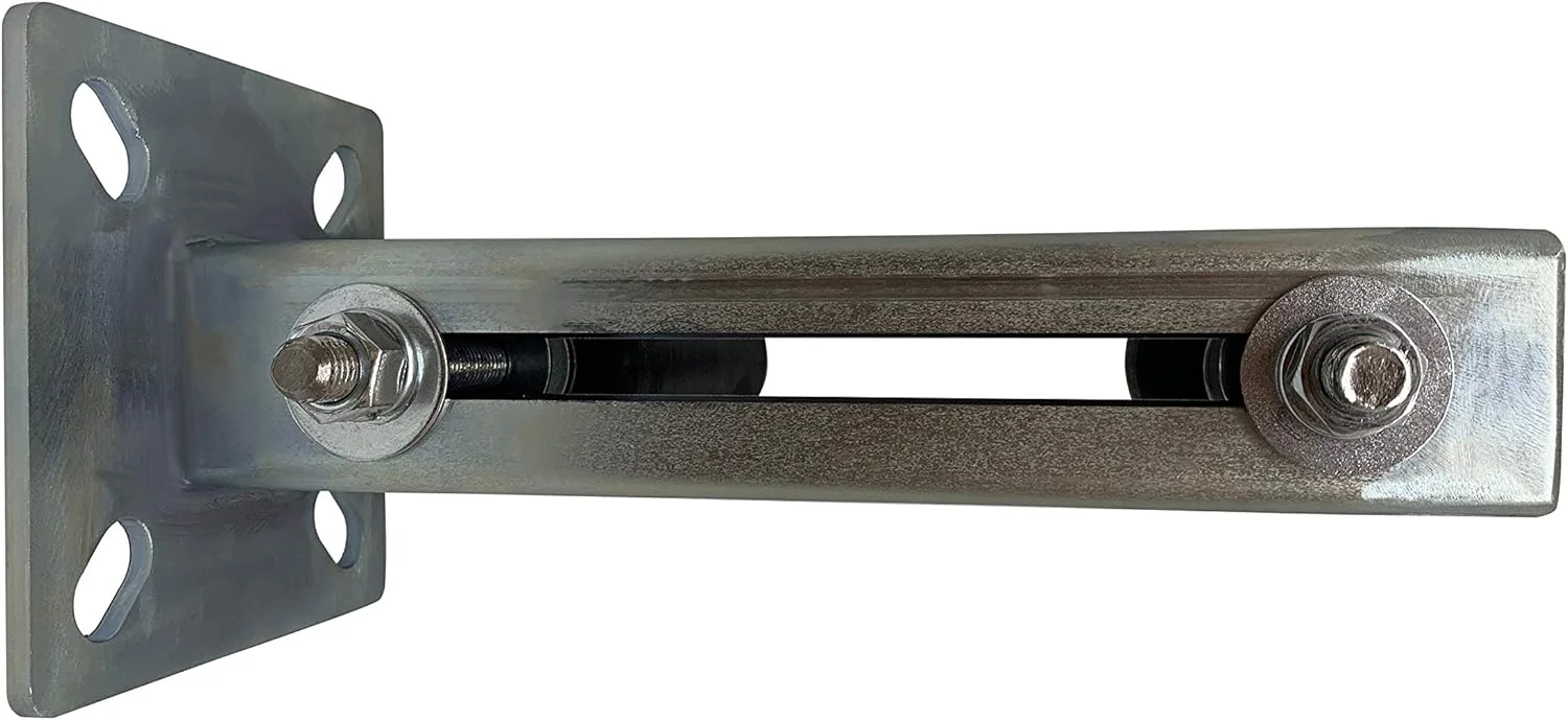 غلتک های راهنمای دروازه کشویی قابل تنظیم ایگل، پایه براکت بالایی پیچ دار 3 اینچی سفید، نایلون سخت UHMW دوگانه، راهنماهای بلبرینگ، مجموعه فولادی سنگین، ضد واژگونی برای دروازه های کشویی - EG121 غلتک های راهنمای دروازه کشویی قابل تنظیم ایگل، پایه براکت بالایی پیچ دار 3 اینچی سفید، نایلون سخت UHMW دوگانه، راهنماهای بلبرینگ، مجموعه فولادی سنگین، ضد واژگونی برای دروازه های کشویی - EG121