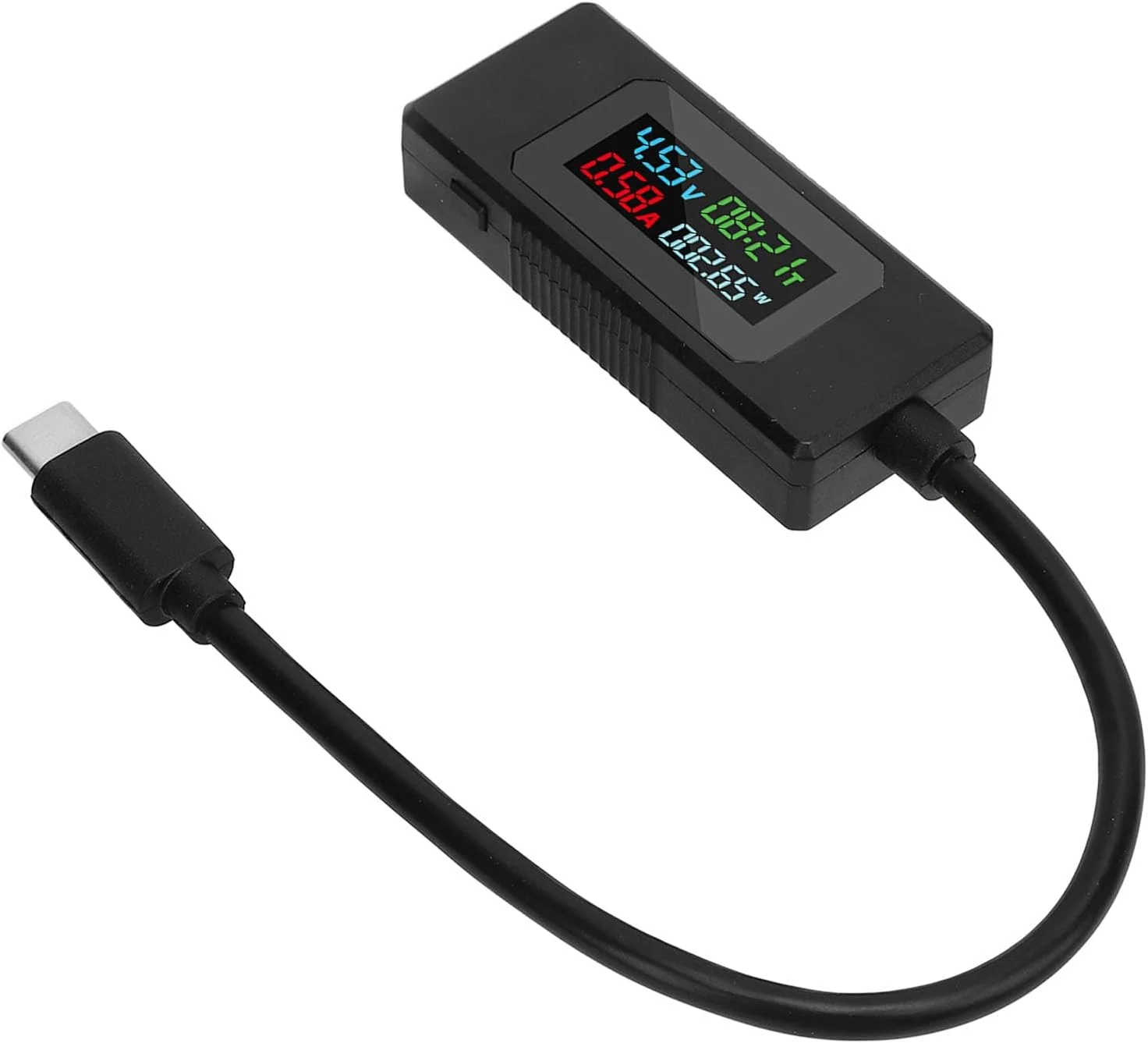 USB C Tester, Detects Fast Charging Protocols, Multi Functional with Power Off Storage for 3C Digital Products