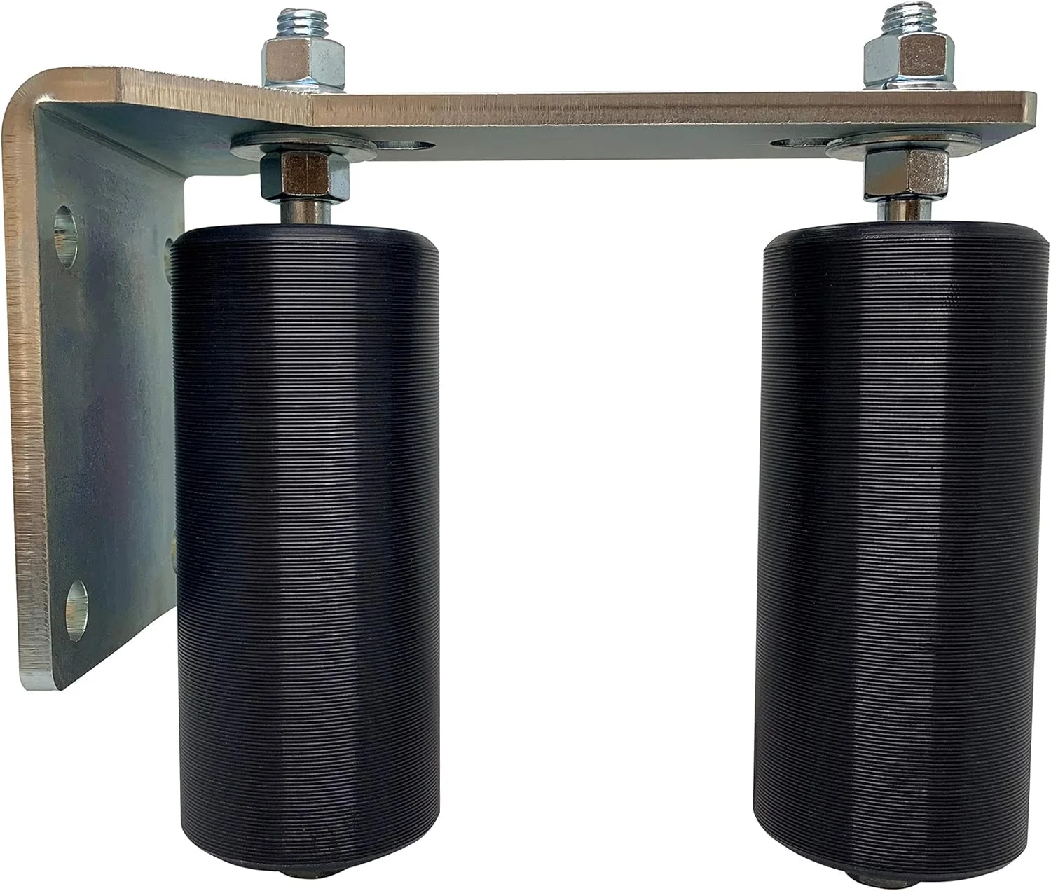 Eagle Slide Gate Guide Roller 6" Black L Rear Post Bracket Universal Heavy Duty Adjustable Dual Nylon Rollers Gate Support Assembly for Sliding Rolling Gates – Guide Rollers EG113 Eagle Slide Gate Guide Roller 6" Black L Rear Post Bracket Universal Heavy Duty Adjustable Dual Nylon Rollers Gate Support Assembly for Sliding Rolling Gates – Guide Rollers EG113