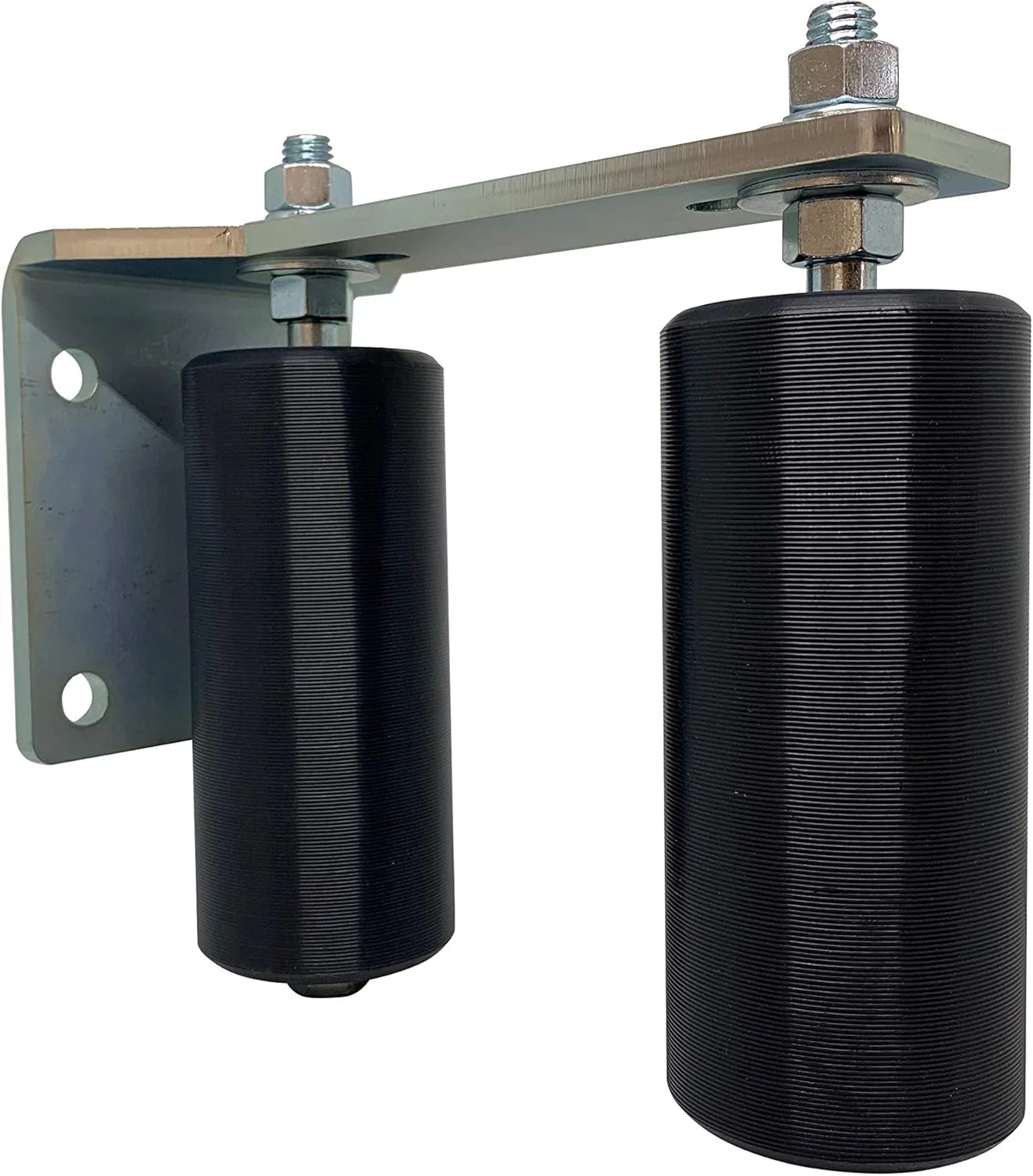 Eagle Slide Gate Guide Roller 6" Black L Rear Post Bracket Universal Heavy Duty Adjustable Dual Nylon Rollers Gate Support Assembly for Sliding Rolling Gates – Guide Rollers EG113 Eagle Slide Gate Guide Roller 6" Black L Rear Post Bracket Universal Heavy Duty Adjustable Dual Nylon Rollers Gate Support Assembly for Sliding Rolling Gates – Guide Rollers EG113