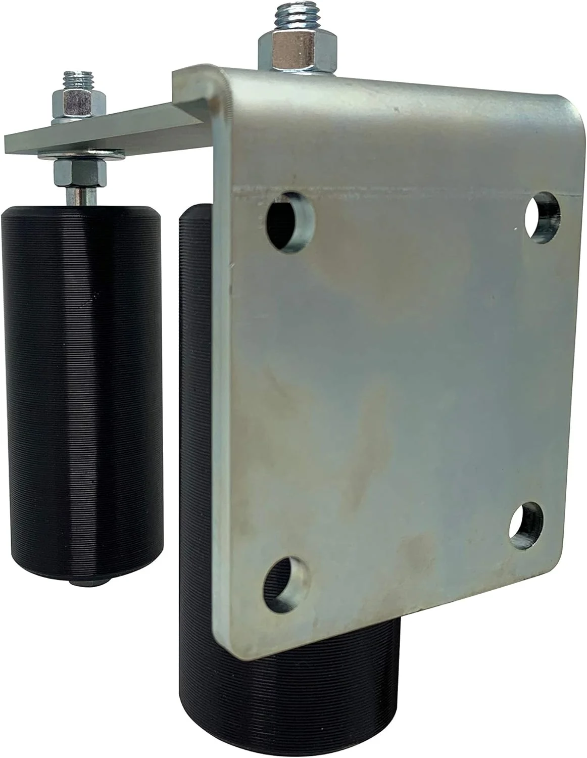 Eagle Slide Gate Guide Roller 6" Black L Rear Post Bracket Universal Heavy Duty Adjustable Dual Nylon Rollers Gate Support Assembly for Sliding Rolling Gates – Guide Rollers EG113 Eagle Slide Gate Guide Roller 6" Black L Rear Post Bracket Universal Heavy Duty Adjustable Dual Nylon Rollers Gate Support Assembly for Sliding Rolling Gates – Guide Rollers EG113