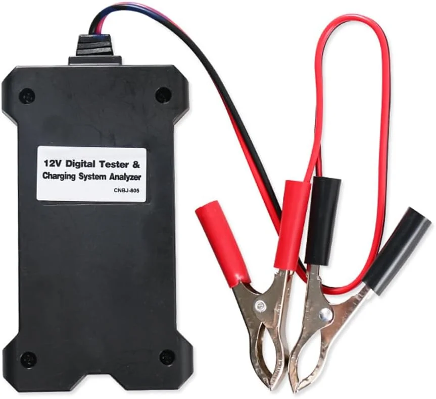 تستر باتری خودرو Eacam، ولت متر دیجیتال 12 ولت و آنالیزور سیستم شارژ با صفحه نمایش LCD برای موتور سیکلت، اسکوتر برقی، قایق، SUV تستر باتری خودرو Eacam، ولت متر دیجیتال 12 ولت و آنالیزور سیستم شارژ با صفحه نمایش LCD برای موتور سیکلت، اسکوتر برقی، قایق، SUV