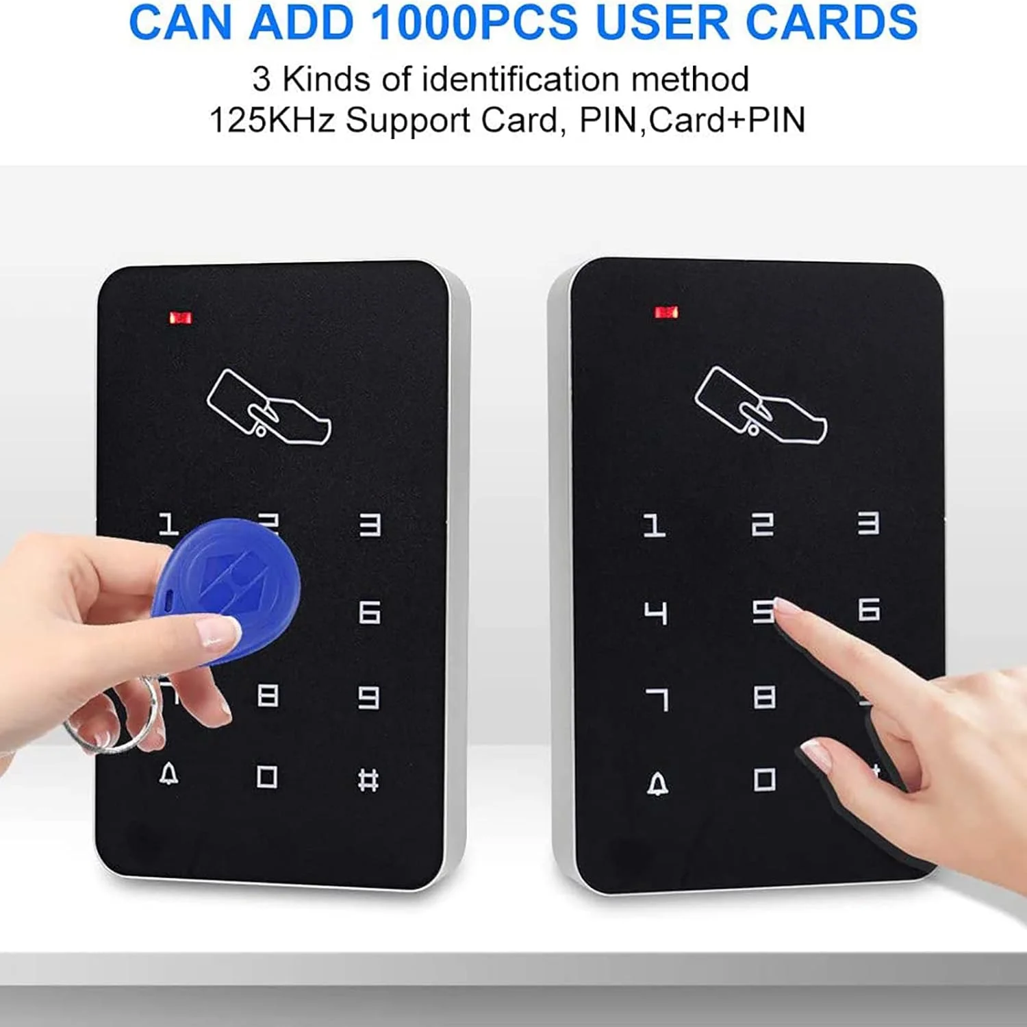 سیستم کنترل دسترسی NVIVN، صفحه کلید کنترل دسترسی ضد آب، پشتیبانی از 1000 کاربر، یک مجموعه کامل سیستم کنترل دسترسی، صفحه کلید + قفل برقی NC + منبع تغذیه + دکمه خروج + 10 عدد جاسوئیچی/کارت سیستم کنترل دسترسی NVIVN، صفحه کلید کنترل دسترسی ضد آب، پشتیبانی از 1000 کاربر، یک مجموعه کامل سیستم کنترل دسترسی، صفحه کلید + قفل برقی NC + منبع تغذیه + دکمه خروج + 10 عدد جاسوئیچی/کارت