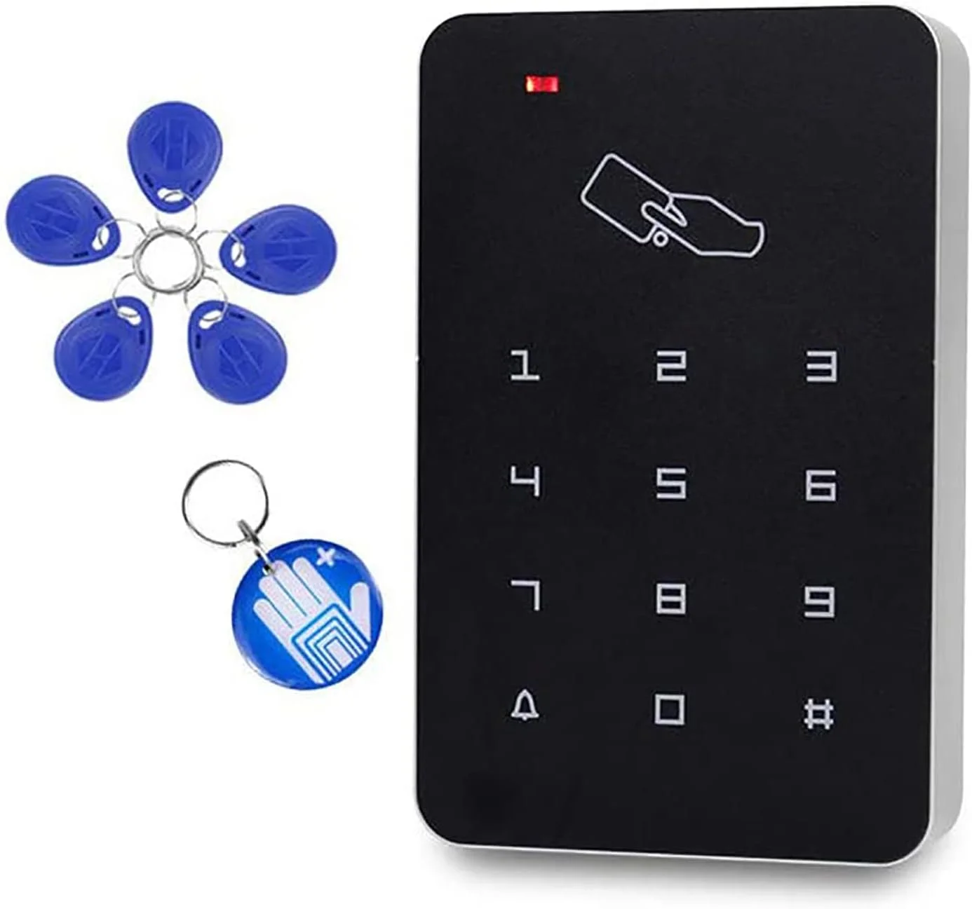 سیستم کنترل دسترسی NVIVN، صفحه کلید کنترل دسترسی ضد آب، پشتیبانی از 1000 کاربر، یک مجموعه کامل سیستم کنترل دسترسی، صفحه کلید + قفل برقی NC + منبع تغذیه + دکمه خروج + 10 عدد جاسوئیچی/کارت سیستم کنترل دسترسی NVIVN، صفحه کلید کنترل دسترسی ضد آب، پشتیبانی از 1000 کاربر، یک مجموعه کامل سیستم کنترل دسترسی، صفحه کلید + قفل برقی NC + منبع تغذیه + دکمه خروج + 10 عدد جاسوئیچی/کارت