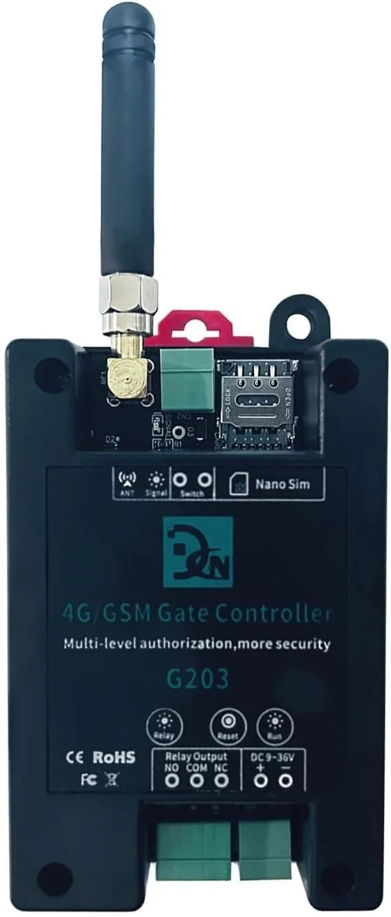 کنترلر درب اتوماتیک بی سیم Mingzhe 4G/ G203 با قابلیت پشتیبانی از باز کردن درب از راه دور و کنترل توسط برنامه Callny (مجوز دهی به کاربران عادی) کنترلر درب اتوماتیک بی سیم Mingzhe 4G/ G203 با قابلیت پشتیبانی از باز کردن درب از راه دور و کنترل توسط برنامه Callny (مجوز دهی به کاربران عادی)