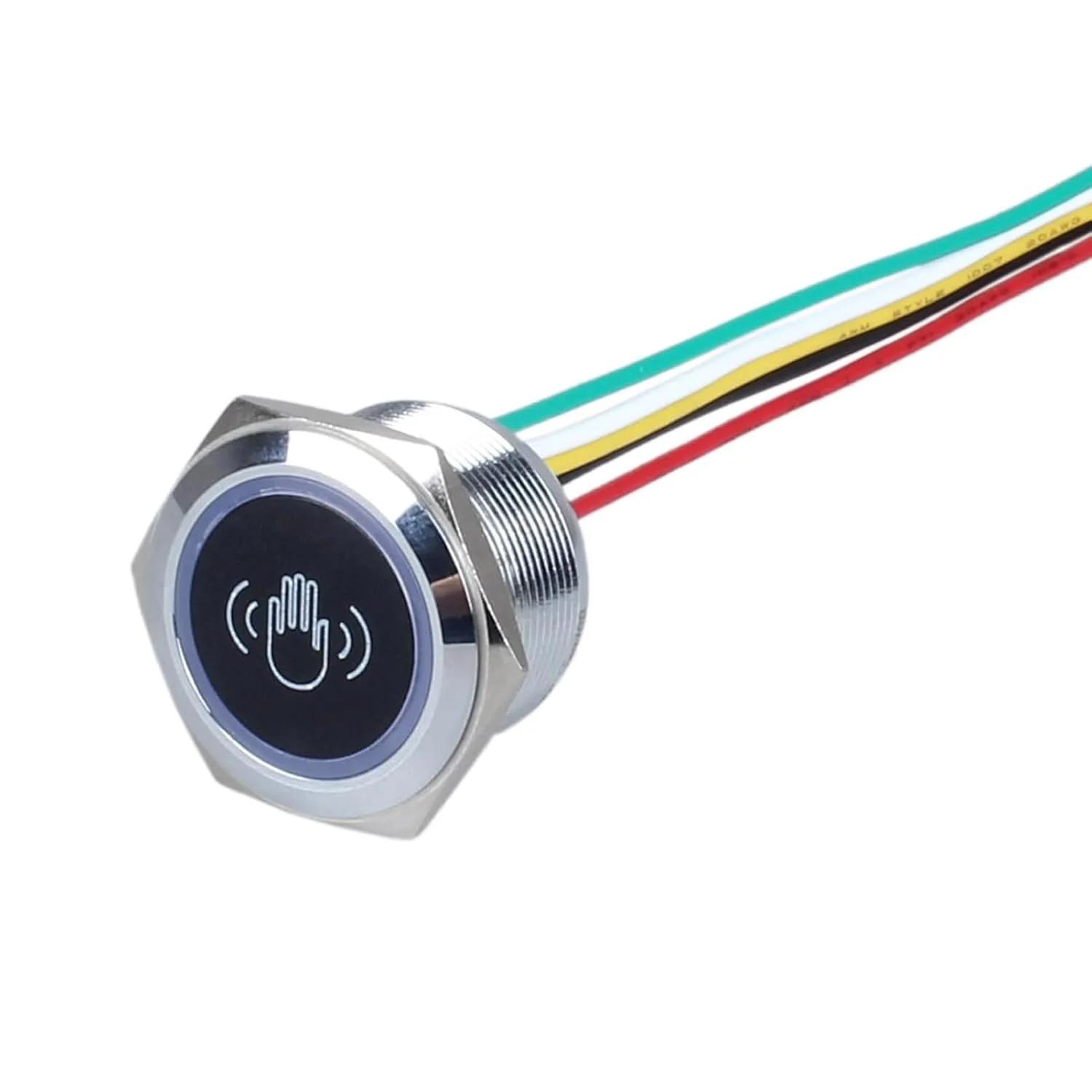 سنسور مادون قرمز بدون لمس KASTWAVE، کلید درب خروجی بدون لمس، 1NO 1NC، سنسور مادون قرمز بدون لمس برای سیستم های کنترل دسترسی، دروازه ها، بازکننده های گاراژ، نور LED سبز/آبی سنسور مادون قرمز بدون لمس KASTWAVE، کلید درب خروجی بدون لمس، 1NO 1NC، سنسور مادون قرمز بدون لمس برای سیستم های کنترل دسترسی، دروازه ها، بازکننده های گاراژ، نور LED سبز/آبی