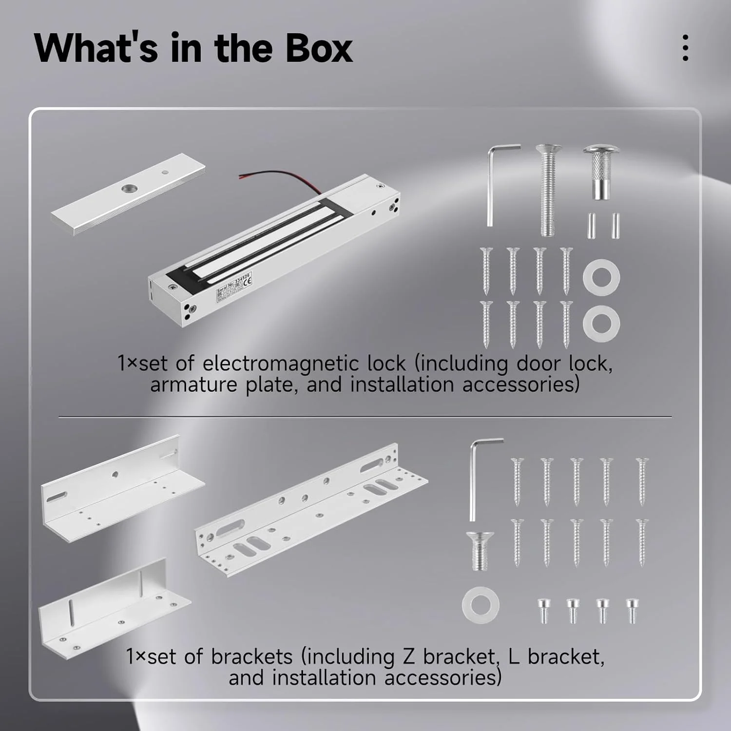 قفل الکترومغناطیسی Lnrueg با براکت های ZL، قفل درب مغناطیسی الکتریکی ضد آب با نیروی نگهداری 600 پوند برای درب های داخل بازشو، قفل دروازه ایمن 12 ولت DC برای سیستم کنترل دسترسی (بدون) قفل الکترومغناطیسی Lnrueg با براکت های ZL، قفل درب مغناطیسی الکتریکی ضد آب با نیروی نگهداری 600 پوند برای درب های داخل بازشو، قفل دروازه ایمن 12 ولت DC برای سیستم کنترل دسترسی (بدون)