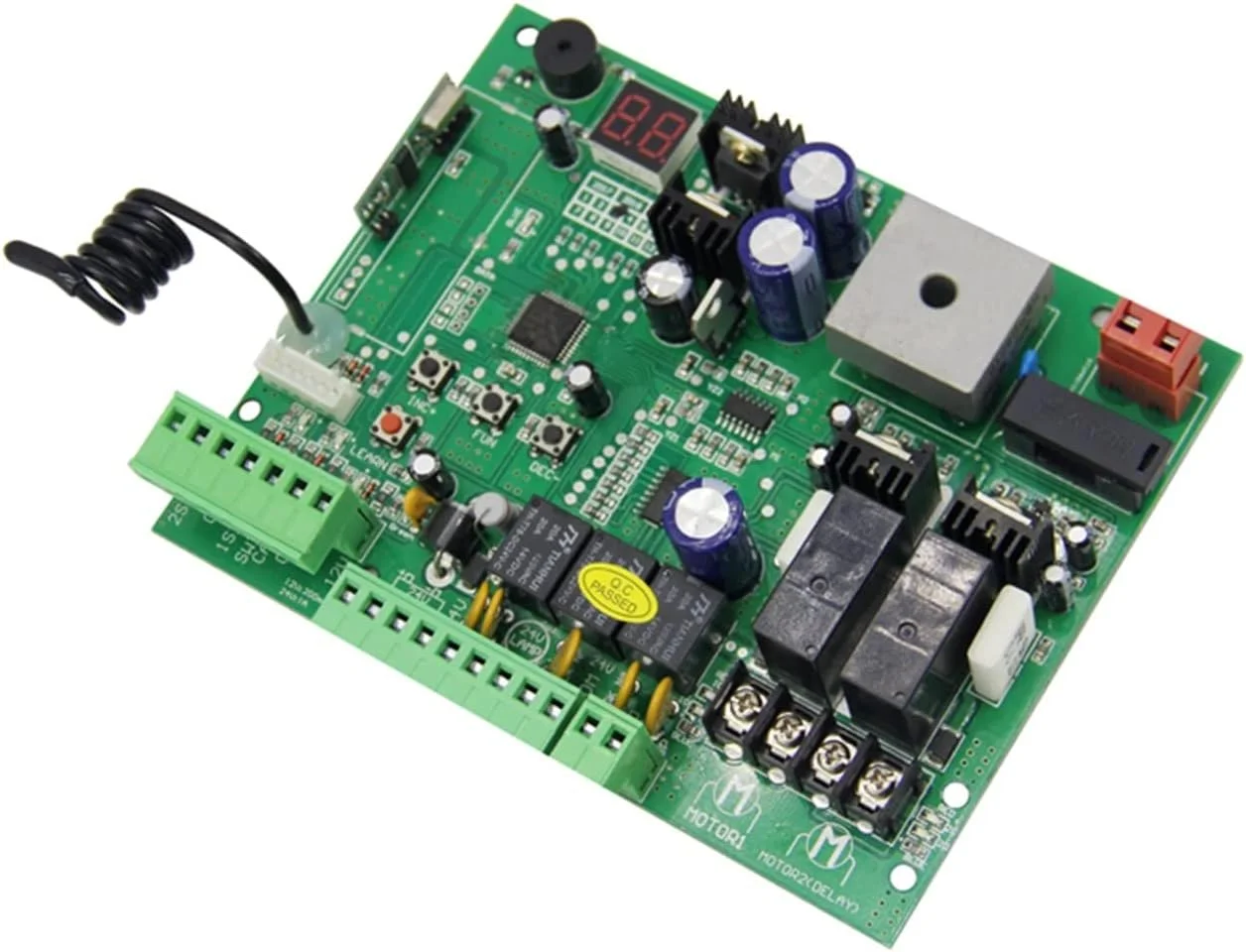 برد کنترل درب بازکن PEHUB، مادربرد دستگاه درب بازکن بازوی کششی جهانی، برد کنترل بازکننده درب برقی 24 ولت، محرک کنترلر درب اتوماتیک برای درب ورودی (رنگ: طبیعی، اندازه: برد با 2) برد کنترل درب بازکن PEHUB، مادربرد دستگاه درب بازکن بازوی کششی جهانی، برد کنترل بازکننده درب برقی 24 ولت، محرک کنترلر درب اتوماتیک برای درب ورودی (رنگ: طبیعی، اندازه: برد با 2)