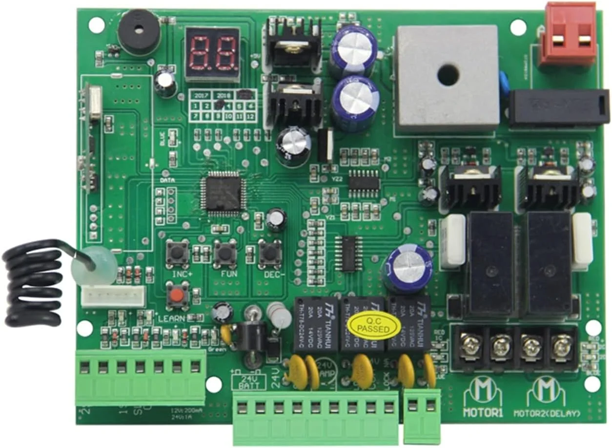 برد کنترل درب بازکن PEHUB، مادربرد دستگاه درب بازکن بازوی کششی جهانی، برد کنترل بازکننده درب برقی 24 ولت، محرک کنترلر درب اتوماتیک برای درب ورودی (رنگ: طبیعی، اندازه: برد با 2) برد کنترل درب بازکن PEHUB، مادربرد دستگاه درب بازکن بازوی کششی جهانی، برد کنترل بازکننده درب برقی 24 ولت، محرک کنترلر درب اتوماتیک برای درب ورودی (رنگ: طبیعی، اندازه: برد با 2)