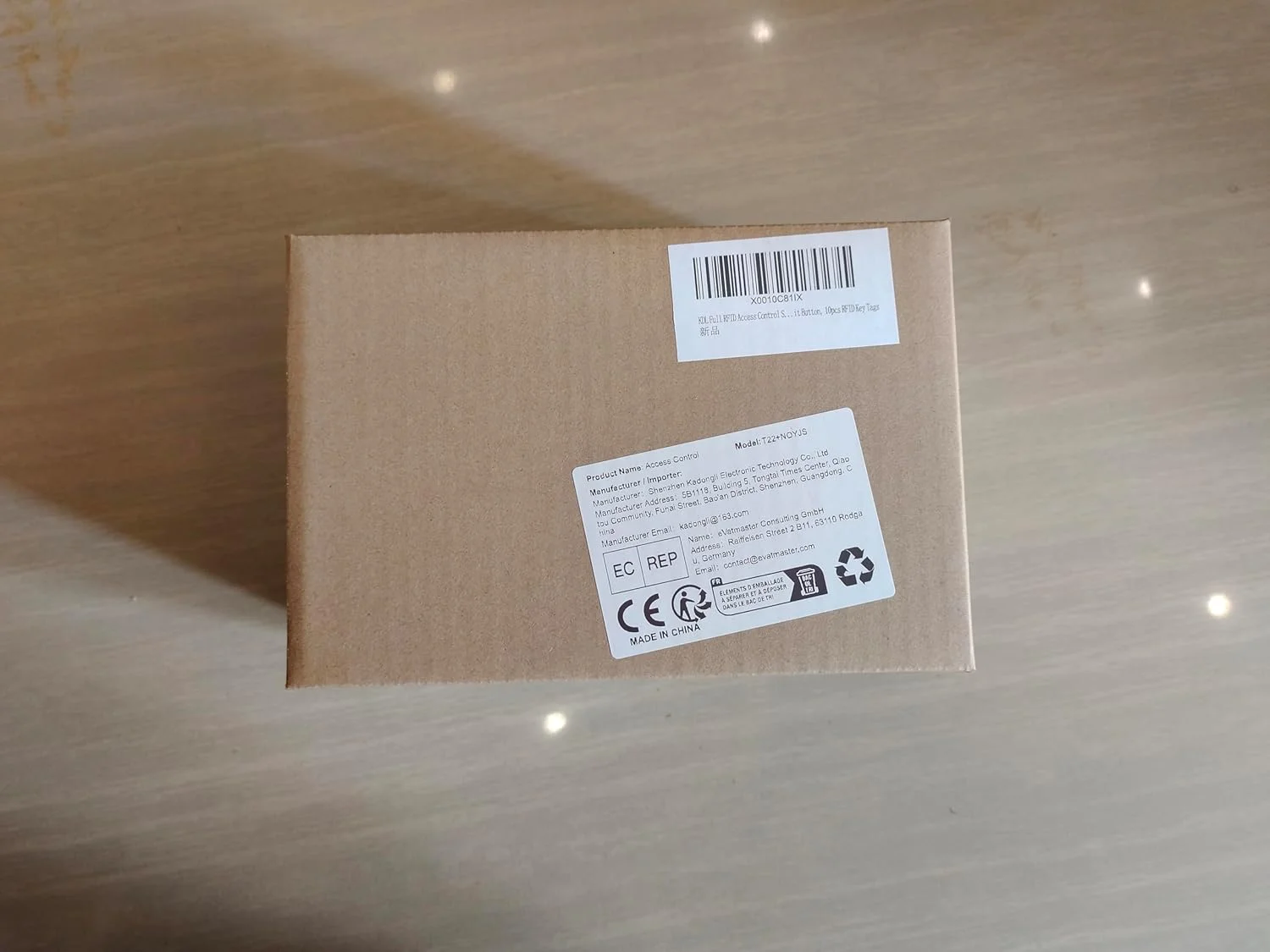 کیت کامل سیستم کنترل دسترسی RFID کادونگلی KDL، صفحه کلید مستقل با قفل زبانه برقی نوع NO، منبع تغذیه DC12V/3A، دکمه خروج، 10 عدد تگ کلید RFID کیت کامل سیستم کنترل دسترسی RFID کادونگلی KDL، صفحه کلید مستقل با قفل زبانه برقی نوع NO، منبع تغذیه DC12V/3A، دکمه خروج، 10 عدد تگ کلید RFID