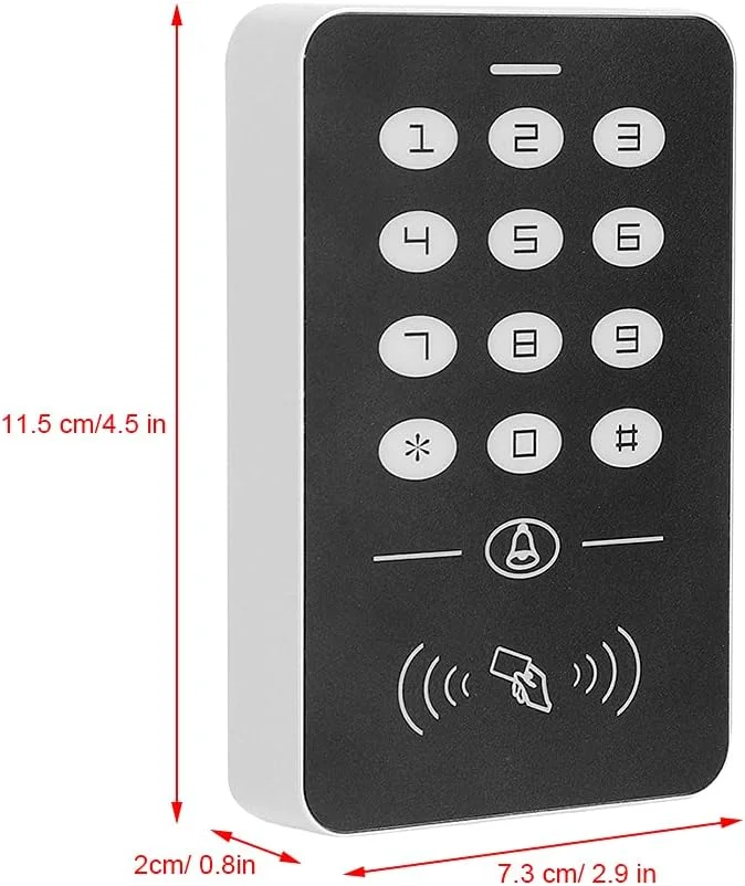 کیت سیستم کنترل دسترسی درب Junlucki، کنترل دسترسی درب، دفتر کار حساس در فضای باز برای خانه کیت سیستم کنترل دسترسی درب Junlucki، کنترل دسترسی درب، دفتر کار حساس در فضای باز برای خانه