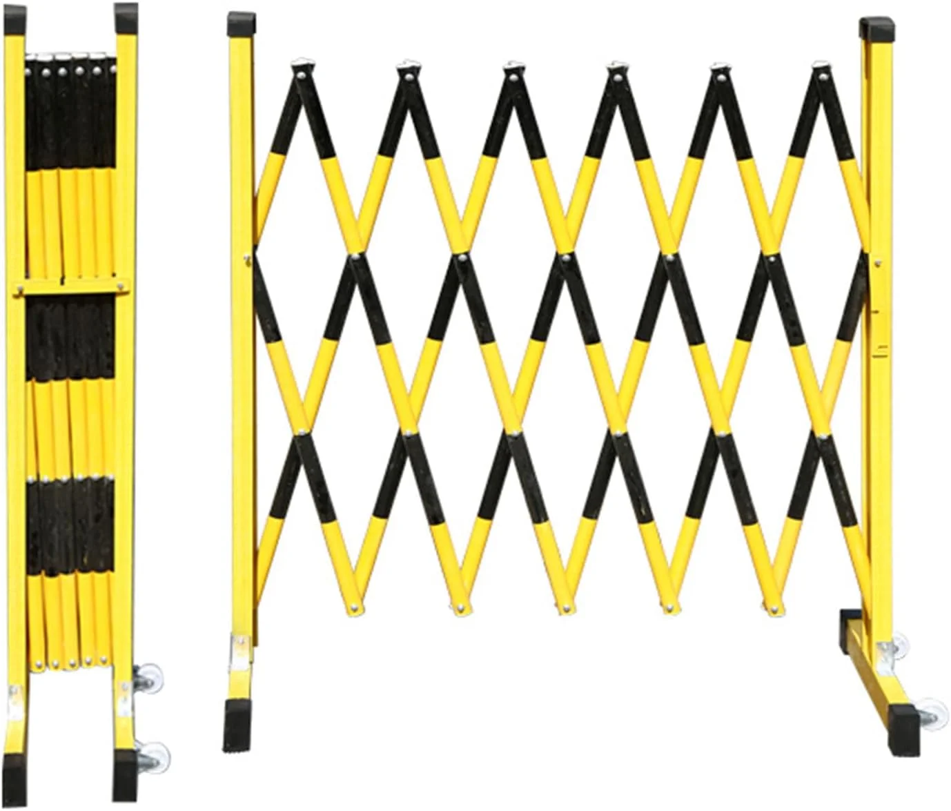 نرده آکاردئونی تاشو سنگین - حصار آکاردئونی متحرک با چرخ، مانع ایمنی انعطاف پذیر برای کنترل ترافیک، دسترسی عابر پیاده و امنیت ورودی (زرد) نرده آکاردئونی تاشو سنگین - حصار آکاردئونی متحرک با چرخ، مانع ایمنی انعطاف پذیر برای کنترل ترافیک، دسترسی عابر پیاده و امنیت ورودی (زرد)