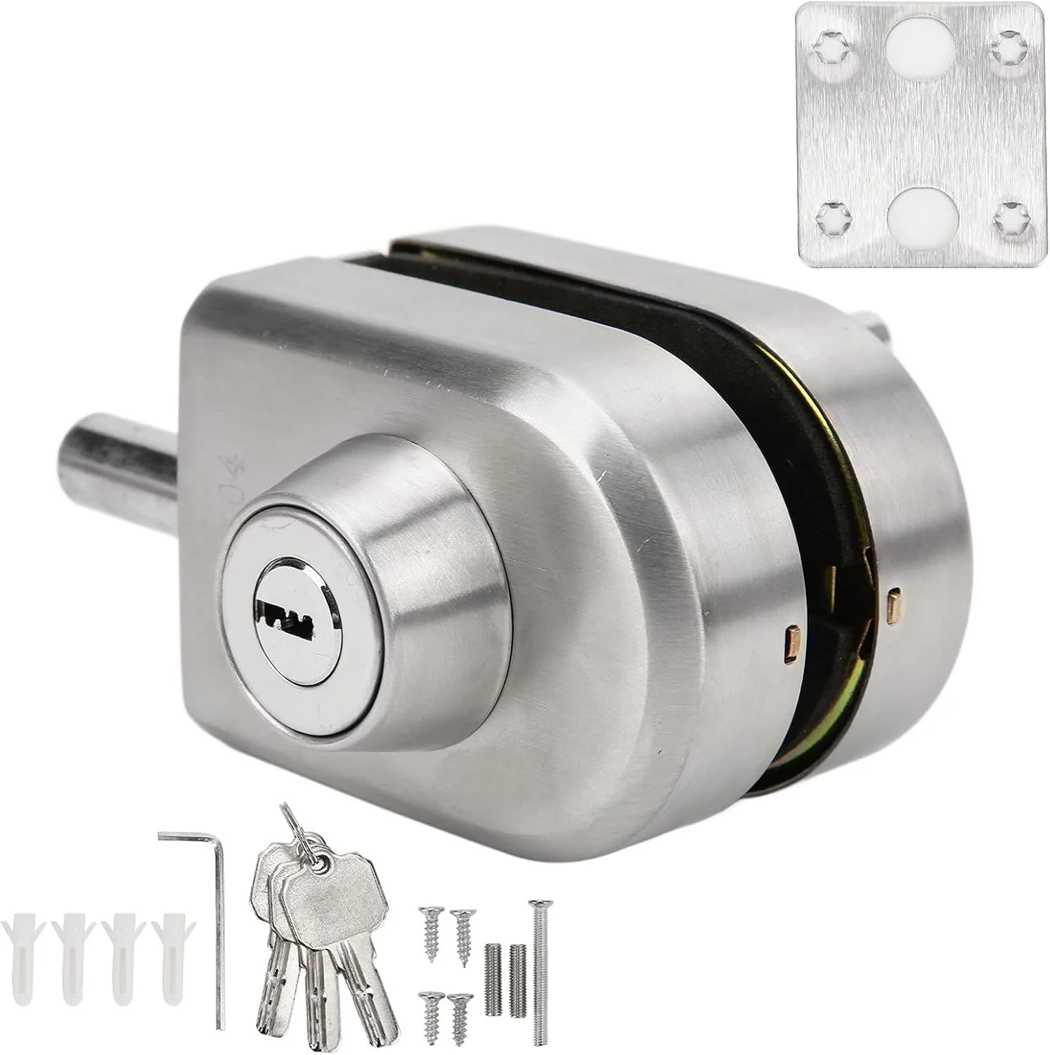 قفل درب شیشه ای، قفل درب کشویی بدون قاب لولایی، دستگیره ایمنی جدا شونده، قفل کنترل دسترسی کشویی استیل ضد زنگ قفل درب شیشه ای، قفل درب کشویی بدون قاب لولایی، دستگیره ایمنی جدا شونده، قفل کنترل دسترسی کشویی استیل ضد زنگ