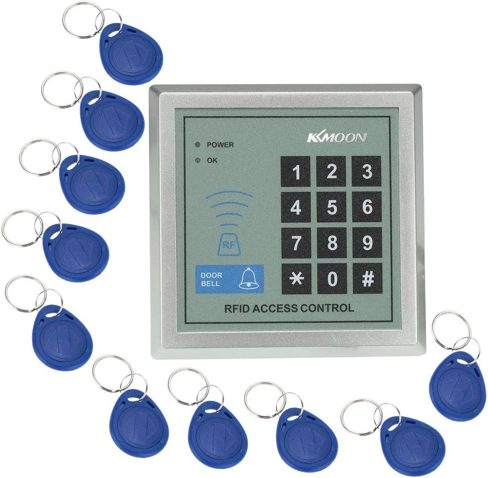 کیت سیستم کنترل دسترسی درب Irfora شامل کنترلر رمز عبور + قفل مغناطیسی برقی 180 کیلوگرمی + سوئیچ درب + منبع تغذیه DC12V + 10 عدد کارت RFID 125 کیلوهرتز - بی سیم کیت سیستم کنترل دسترسی درب Irfora شامل کنترلر رمز عبور + قفل مغناطیسی برقی 180 کیلوگرمی + سوئیچ درب + منبع تغذیه DC12V + 10 عدد کارت RFID 125 کیلوهرتز - بی سیم