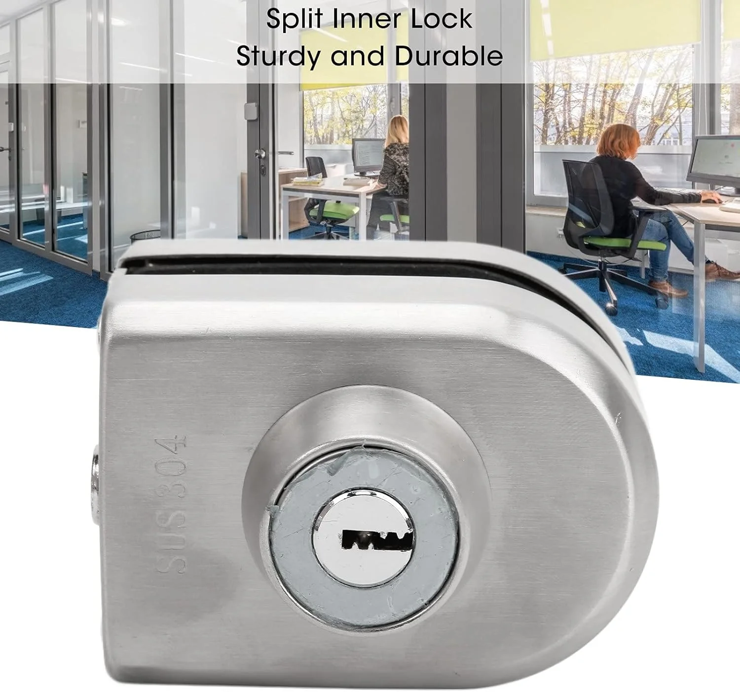 قفل درب شیشه ای، قفل درب کشویی بدون قاب لولایی، دستگیره ایمنی جدا شونده، قفل کنترل دسترسی کشویی استیل ضد زنگ قفل درب شیشه ای، قفل درب کشویی بدون قاب لولایی، دستگیره ایمنی جدا شونده، قفل کنترل دسترسی کشویی استیل ضد زنگ