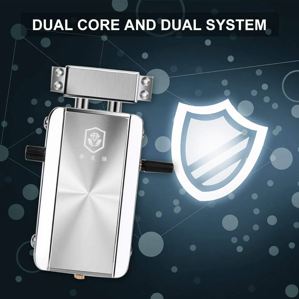 قفل درب OUNA، کیت قفل درب هوشمند کنترل از راه دور بی سیم قفل الکترونیکی بدون کلید سیستم کنترل دسترسی ضد سرقت برای خانه هتل آپارتمان قفل درب OUNA، کیت قفل درب هوشمند کنترل از راه دور بی سیم قفل الکترونیکی بدون کلید سیستم کنترل دسترسی ضد سرقت برای خانه هتل آپارتمان