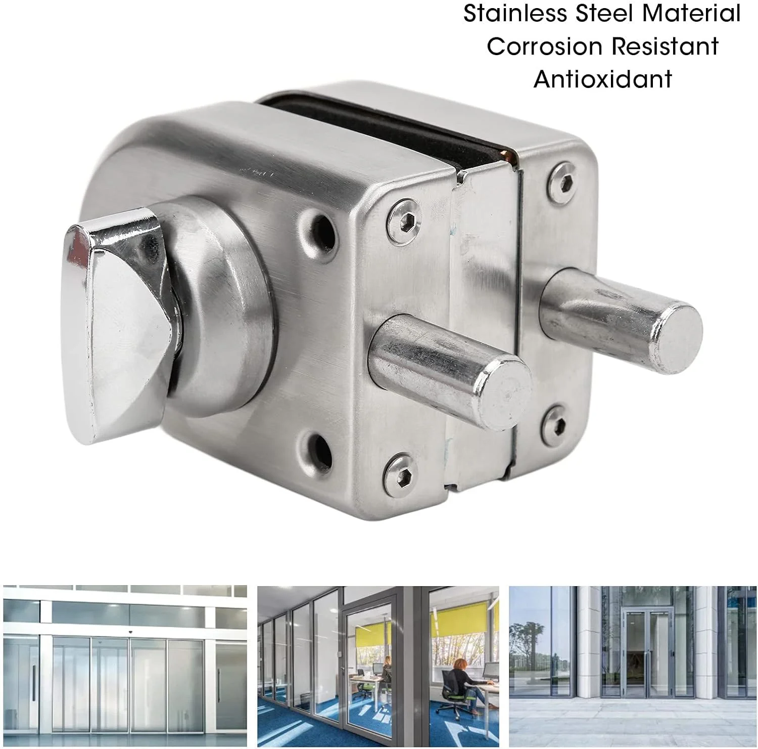 قفل درب شیشه ای، قفل درب کشویی بدون قاب لولایی، دستگیره ایمنی جدا شونده، قفل کنترل دسترسی کشویی استیل ضد زنگ قفل درب شیشه ای، قفل درب کشویی بدون قاب لولایی، دستگیره ایمنی جدا شونده، قفل کنترل دسترسی کشویی استیل ضد زنگ