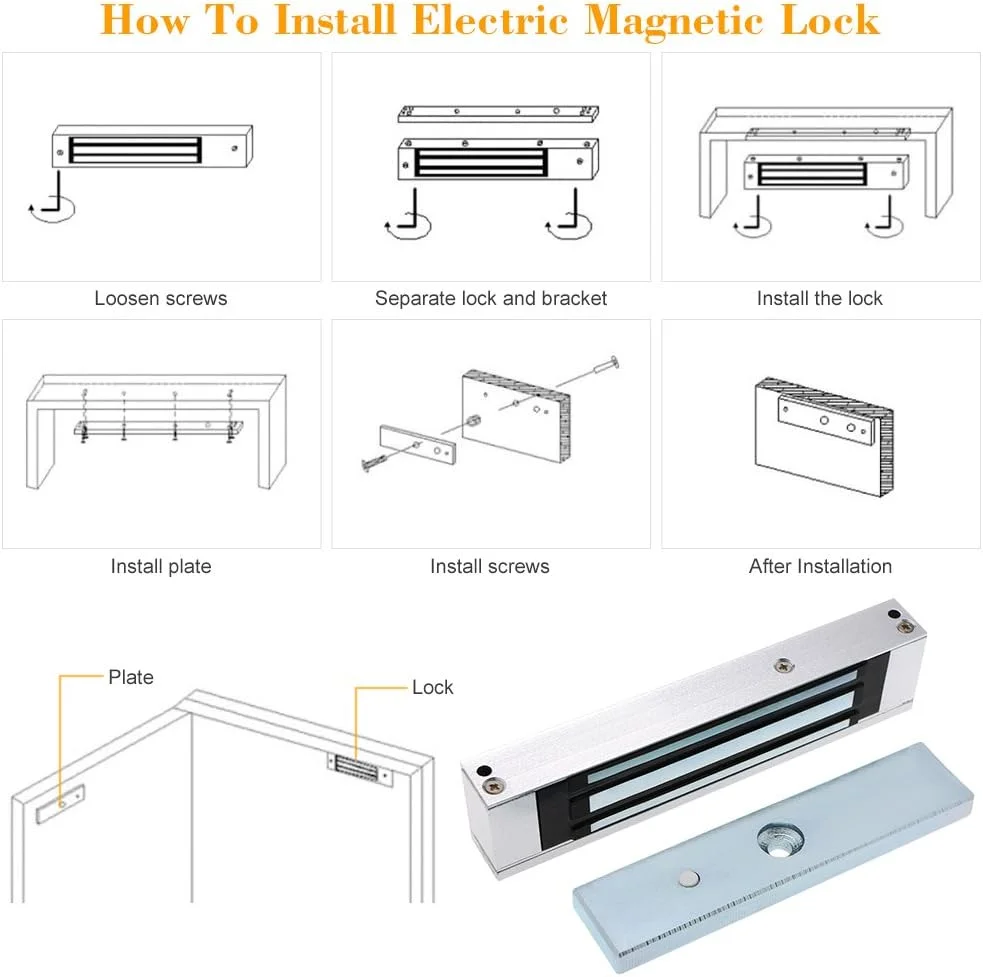کیت سیستم کنترل دسترسی درب Irfora شامل کنترلر رمز عبور + قفل مغناطیسی برقی 180 کیلوگرمی + سوئیچ درب + منبع تغذیه DC12V + 10 عدد کارت RFID 125 کیلوهرتز - بی سیم کیت سیستم کنترل دسترسی درب Irfora شامل کنترلر رمز عبور + قفل مغناطیسی برقی 180 کیلوگرمی + سوئیچ درب + منبع تغذیه DC12V + 10 عدد کارت RFID 125 کیلوهرتز - بی سیم