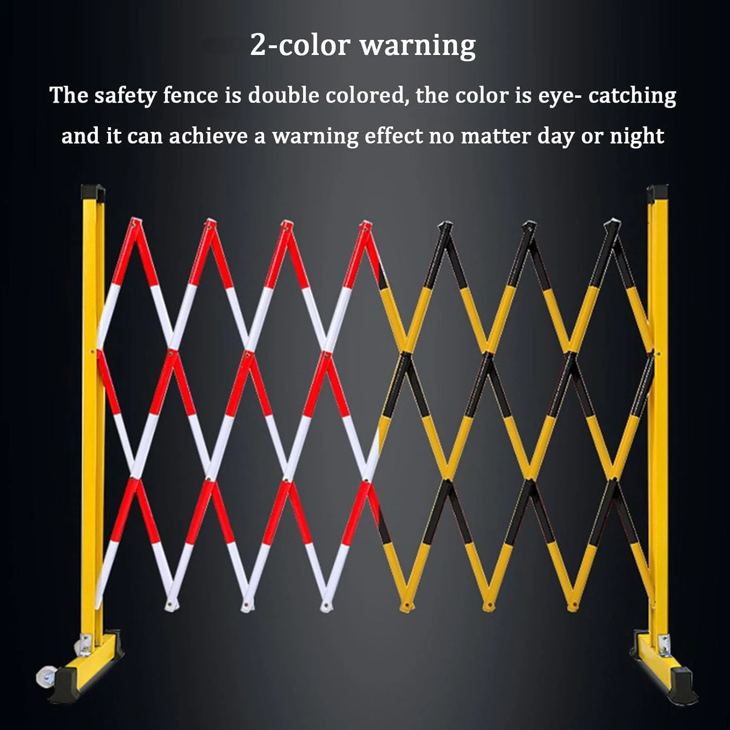نرده آکاردئونی تاشو سنگین - حصار آکاردئونی متحرک با چرخ، مانع ایمنی انعطاف پذیر برای کنترل ترافیک، دسترسی عابر پیاده و امنیت ورودی (زرد) نرده آکاردئونی تاشو سنگین - حصار آکاردئونی متحرک با چرخ، مانع ایمنی انعطاف پذیر برای کنترل ترافیک، دسترسی عابر پیاده و امنیت ورودی (زرد)