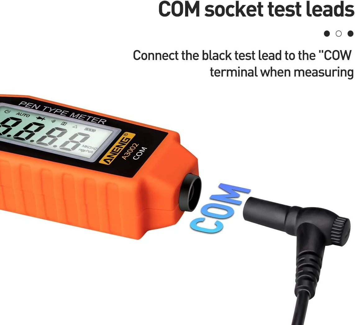 Eacam A3002 Pen Multimeter 4000 Counts Digital Multimeter Pen Non-contact Handheld Tester AC/DC Voltage/Diode/Continuity Testing Tool with Backlight Flashlight Eacam A3002 Pen Multimeter 4000 Counts Digital Multimeter Pen Non-contact Handheld Tester AC/DC Voltage/Diode/Continuity Testing Tool with Backlight Flashlight