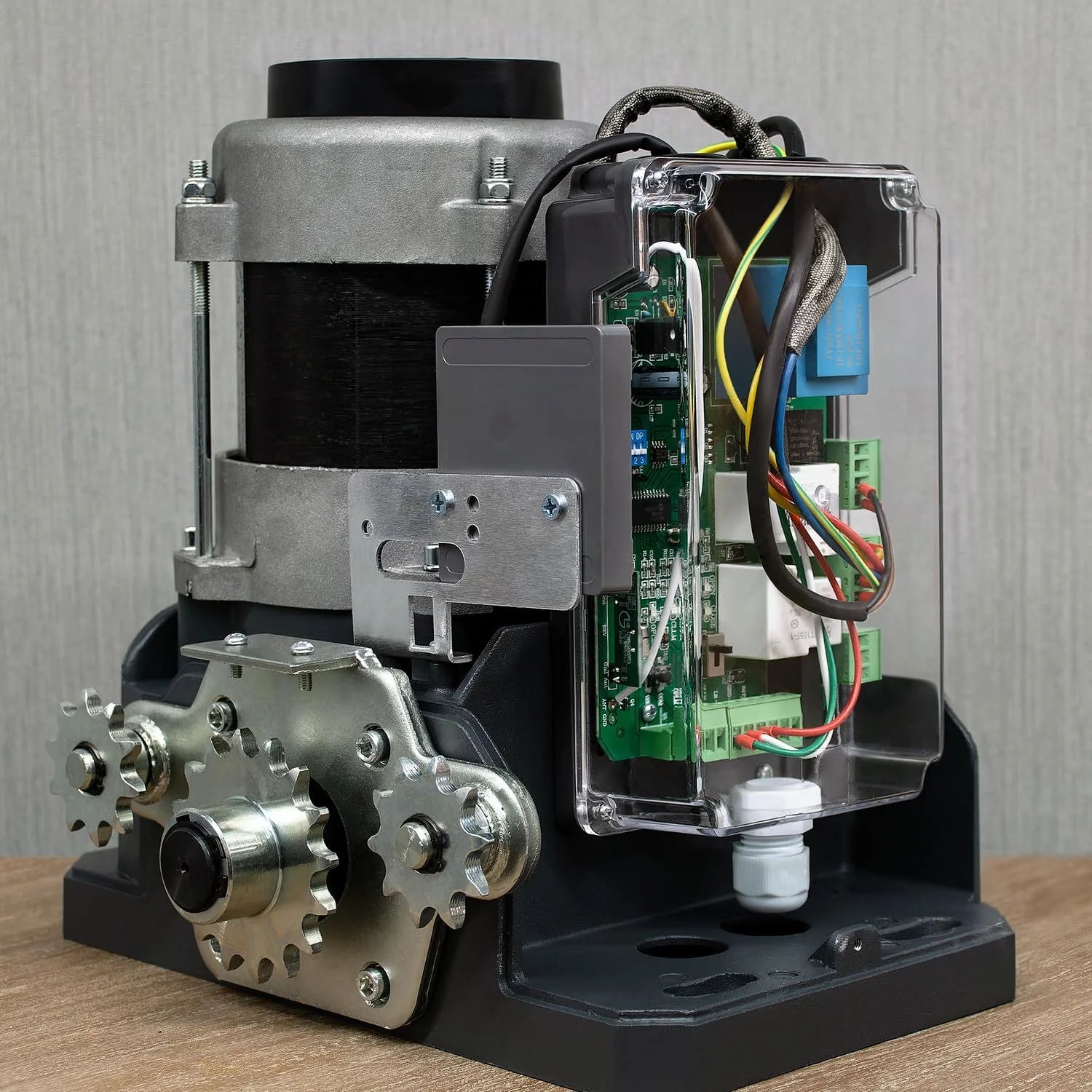 برد کنترل GateNear برای بازکننده درب کشویی موتور AC با فرکانس 433.93 مگاهرتز، برد مدار PCB جایگزین اصلی الکترونیکی برای بازکننده های درب اتوماتیک برقی برد کنترل GateNear برای بازکننده درب کشویی موتور AC با فرکانس 433.93 مگاهرتز، برد مدار PCB جایگزین اصلی الکترونیکی برای بازکننده های درب اتوماتیک برقی