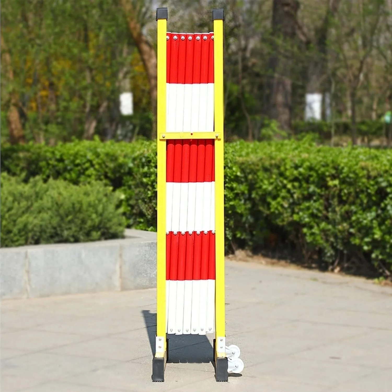 نرده ترافیکی جمع شونده، حصار ترافیکی جمع شونده، قفل سریع دسترسی محدود برای زمین بازی، پارک، هتل، کنترل جمعیت - زرد - 1.2 * 7 متر نرده ترافیکی جمع شونده، حصار ترافیکی جمع شونده، قفل سریع دسترسی محدود برای زمین بازی، پارک، هتل، کنترل جمعیت - زرد - 1.2 * 7 متر