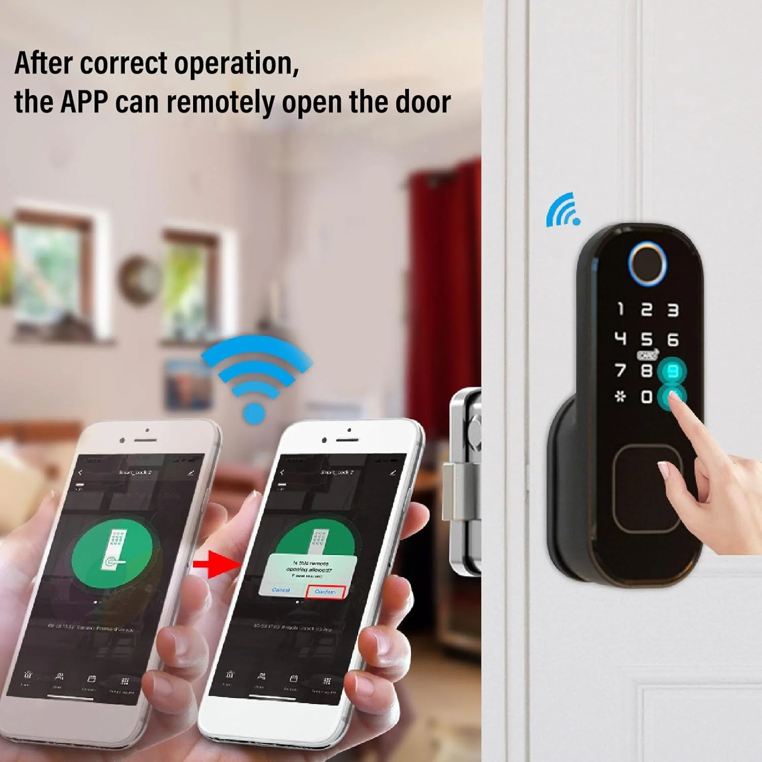 قفل هوشمند اثر انگشتی BT، پشتیبانی از کلید، سیم کشی، کنترل دسترسی دیجیتال درب برای TUYA، کنترل برنامه، کارت IC، رمز عبور، روش های باز کردن قفل چندگانه، ورود الکترونیکی بیومتریک قفل هوشمند اثر انگشتی BT، پشتیبانی از کلید، سیم کشی، کنترل دسترسی دیجیتال درب برای TUYA، کنترل برنامه، کارت IC، رمز عبور، روش های باز کردن قفل چندگانه، ورود الکترونیکی بیومتریک