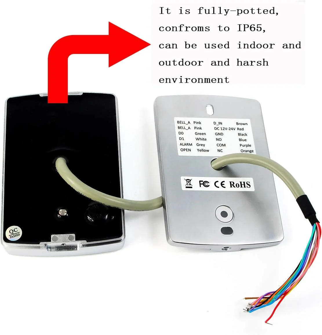 صفحه کلید ورودی بدون کلید گاراژ Retekess T-AC04، صفحه کلید کنترل دسترسی، صفحه کلید درب، صفحه کلید RFID کد پین ویگند 26، ضد آب IP68، 2000 کاربر صفحه کلید ورودی بدون کلید گاراژ Retekess T-AC04، صفحه کلید کنترل دسترسی، صفحه کلید درب، صفحه کلید RFID کد پین ویگند 26، ضد آب IP68، 2000 کاربر