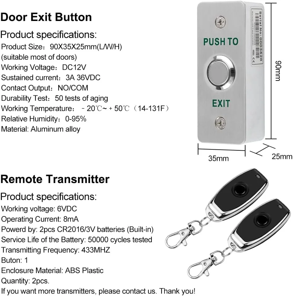 کیت کنترل دسترسی درب ReaIOKbii WiFi Tuya، سیستم امنیتی خانه، بازکننده درب بی سیم، کنترل از راه دور، رهاسازی با NC، ضد خرابی، قفل برقی کیت کنترل دسترسی درب ReaIOKbii WiFi Tuya، سیستم امنیتی خانه، بازکننده درب بی سیم، کنترل از راه دور، رهاسازی با NC، ضد خرابی، قفل برقی
