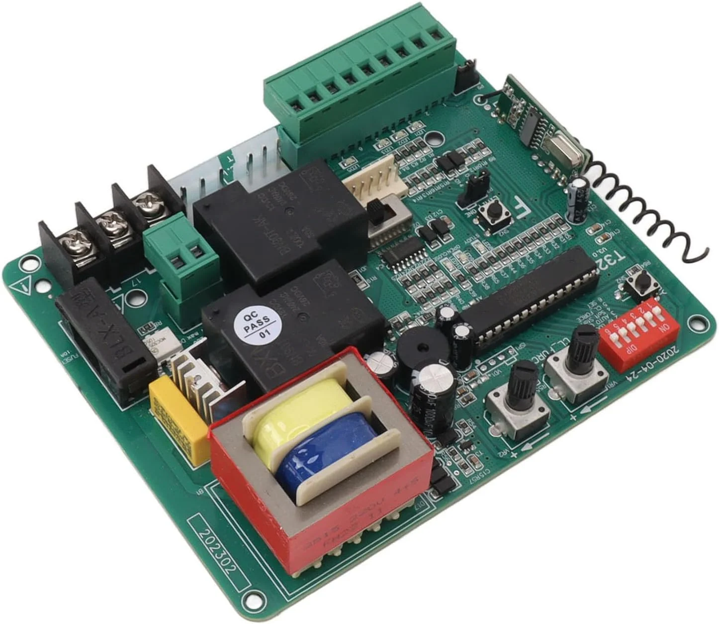 برد کنترل موتور درب کشویی Eacam، برد مدار موتور درب برقی با نشانگر LED به همراه کنترل از راه دور، ضد تداخل، عملکرد تاخیر 100 ثانیه ای برای نصب سوئیچ داخلی برد کنترل موتور درب کشویی Eacam، برد مدار موتور درب برقی با نشانگر LED به همراه کنترل از راه دور، ضد تداخل، عملکرد تاخیر 100 ثانیه ای برای نصب سوئیچ داخلی