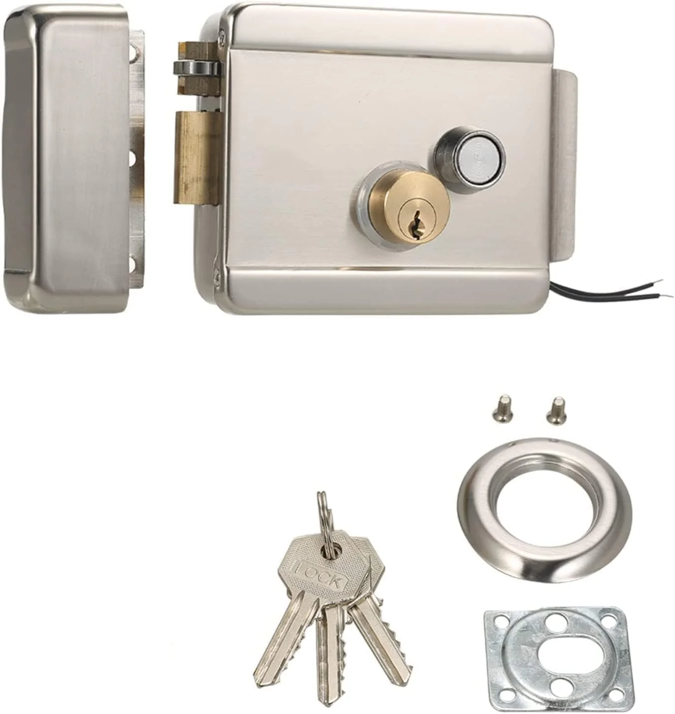 قفل برقی هوشمند درب دروازه NJM، قفل فلزی برقی ایمن، قفل درب الکترونیکی، کنترل دسترسی درب برای خانه، دفتر، آپارتمان، انبار برای درب چوبی یا فلزی قفل برقی هوشمند درب دروازه NJM، قفل فلزی برقی ایمن، قفل درب الکترونیکی، کنترل دسترسی درب برای خانه، دفتر، آپارتمان، انبار برای درب چوبی یا فلزی